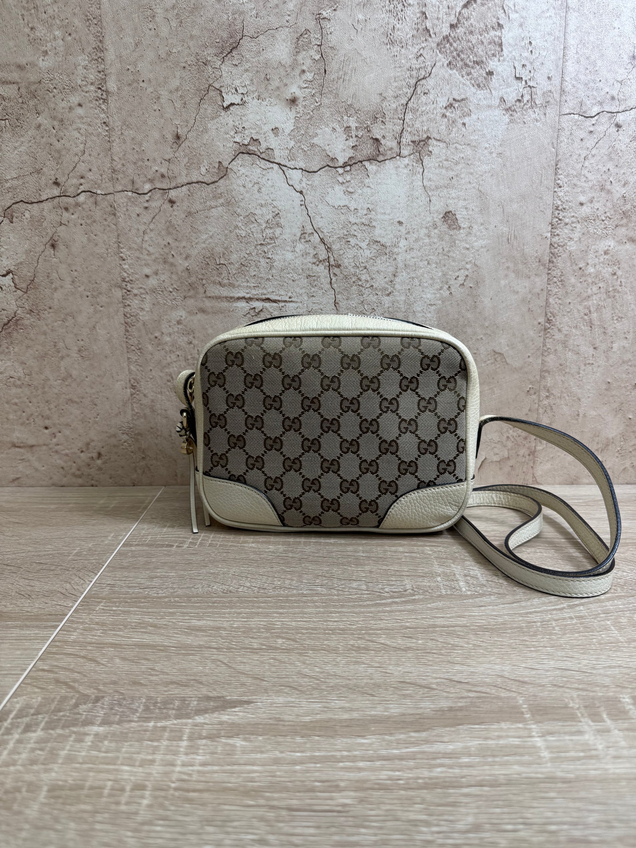 Gucci Beige Canvas Bree Crossbody