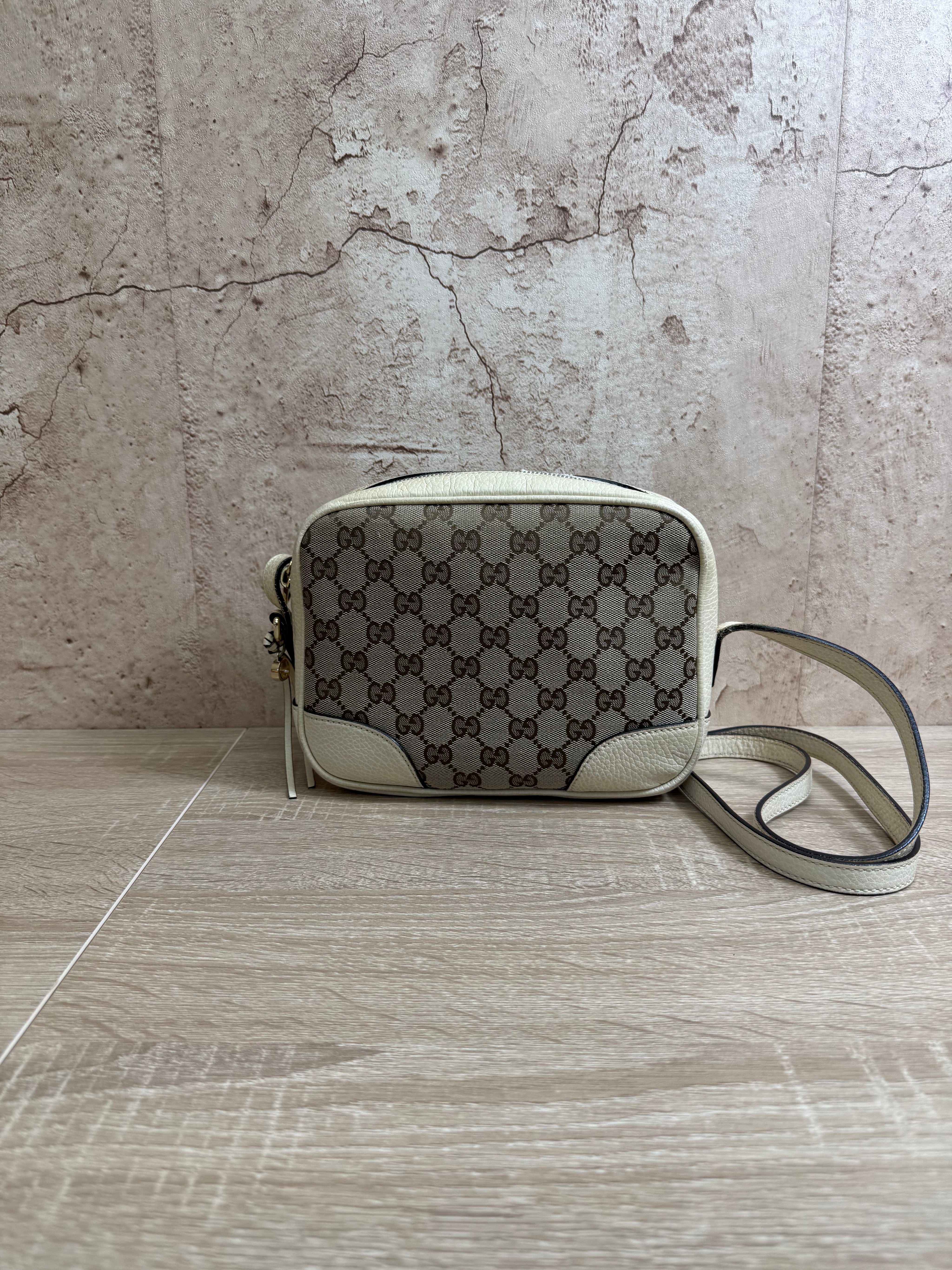 Gucci Beige Canvas Bree Crossbody