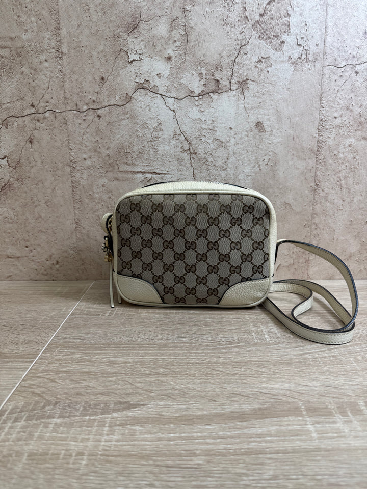 Gucci Beige Canvas Bree Crossbody