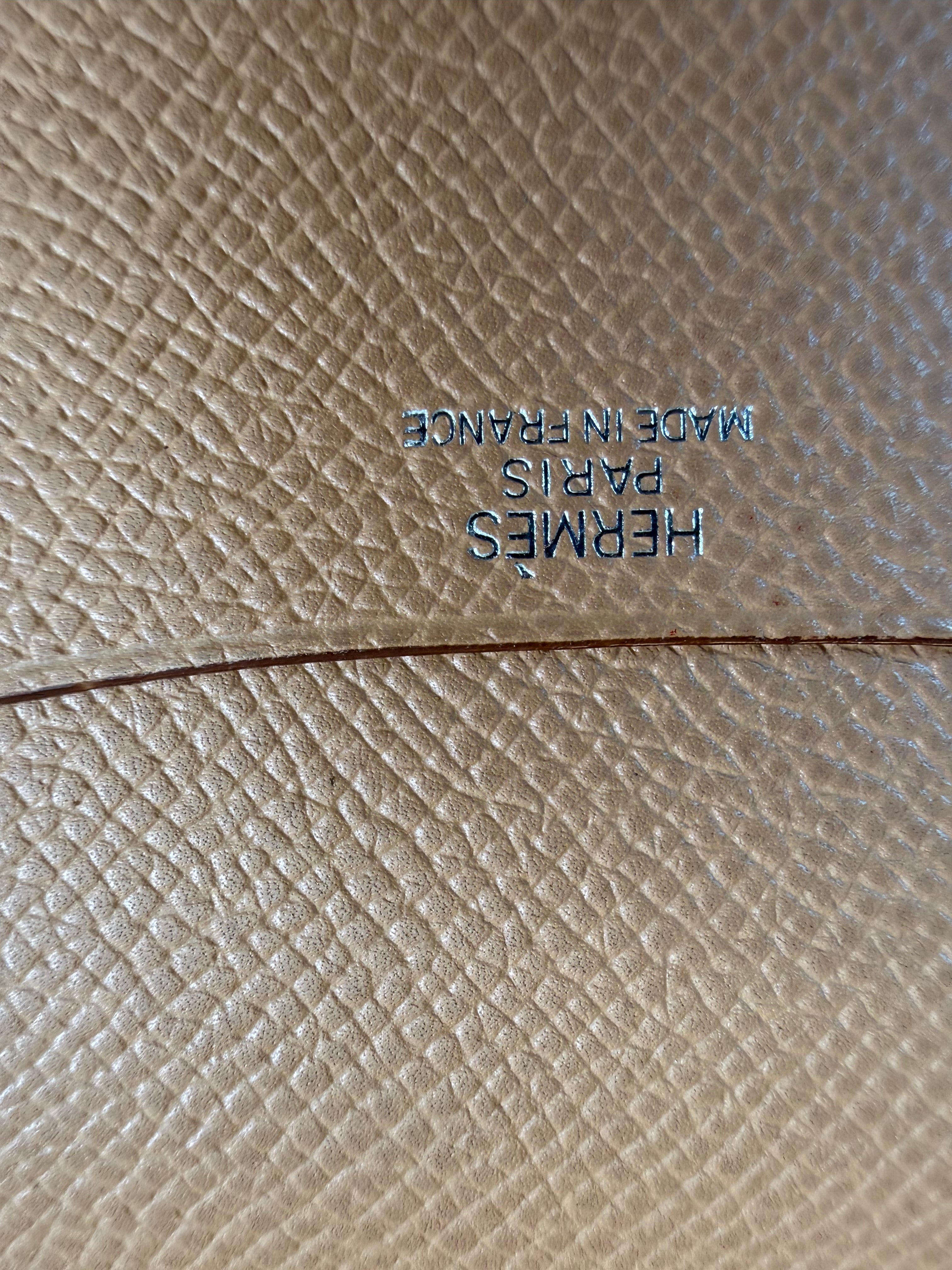 Hermes Blue Leather Agenda Cover