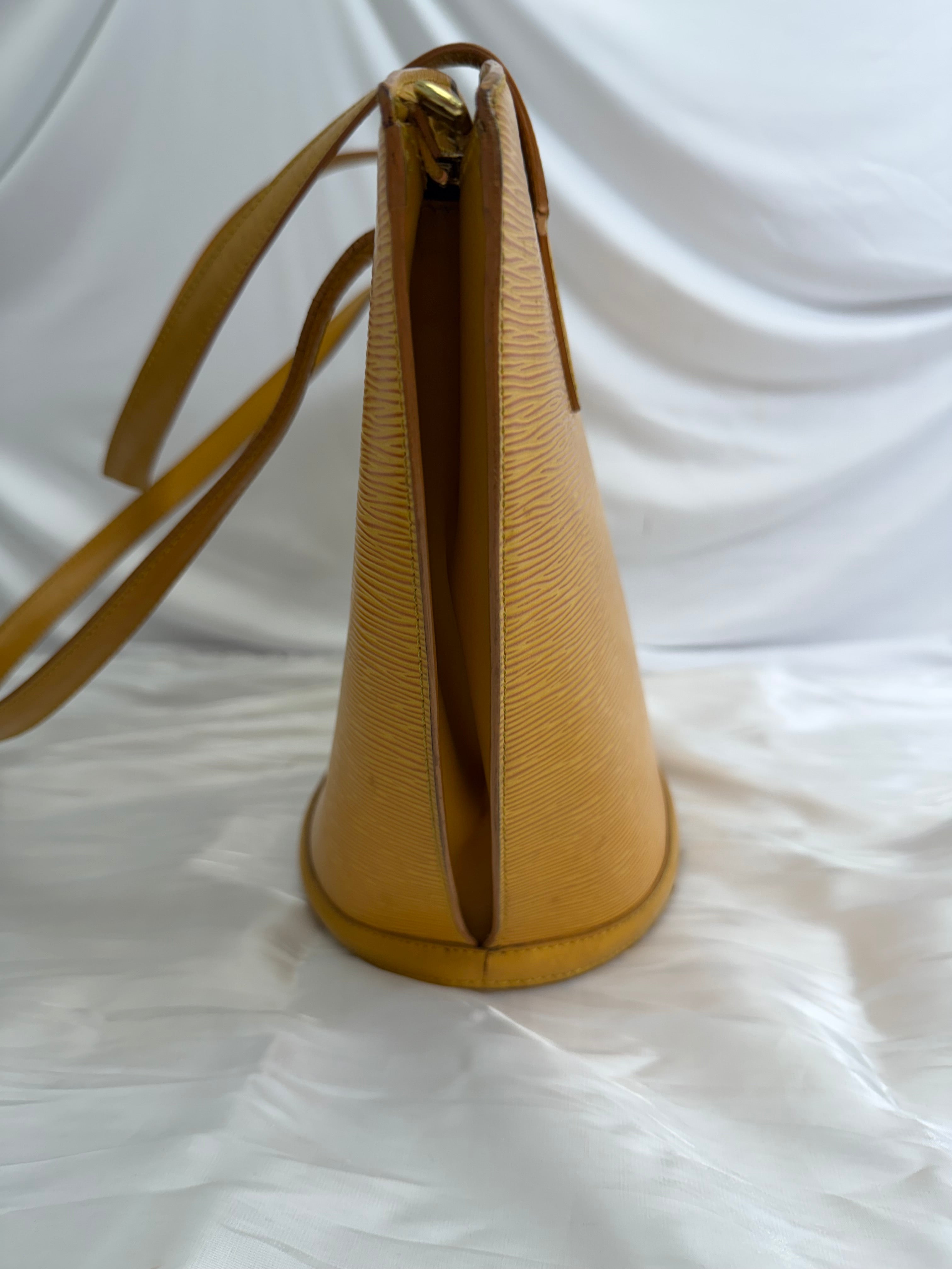 Louis Vuitton Yellow Epi Saint Jacques Tote