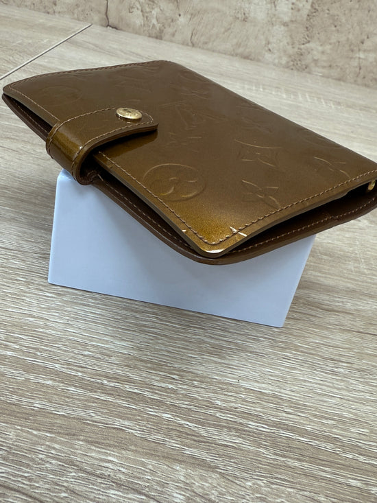 Louis Vuitton Bronze Vernis Passport Agenda PM