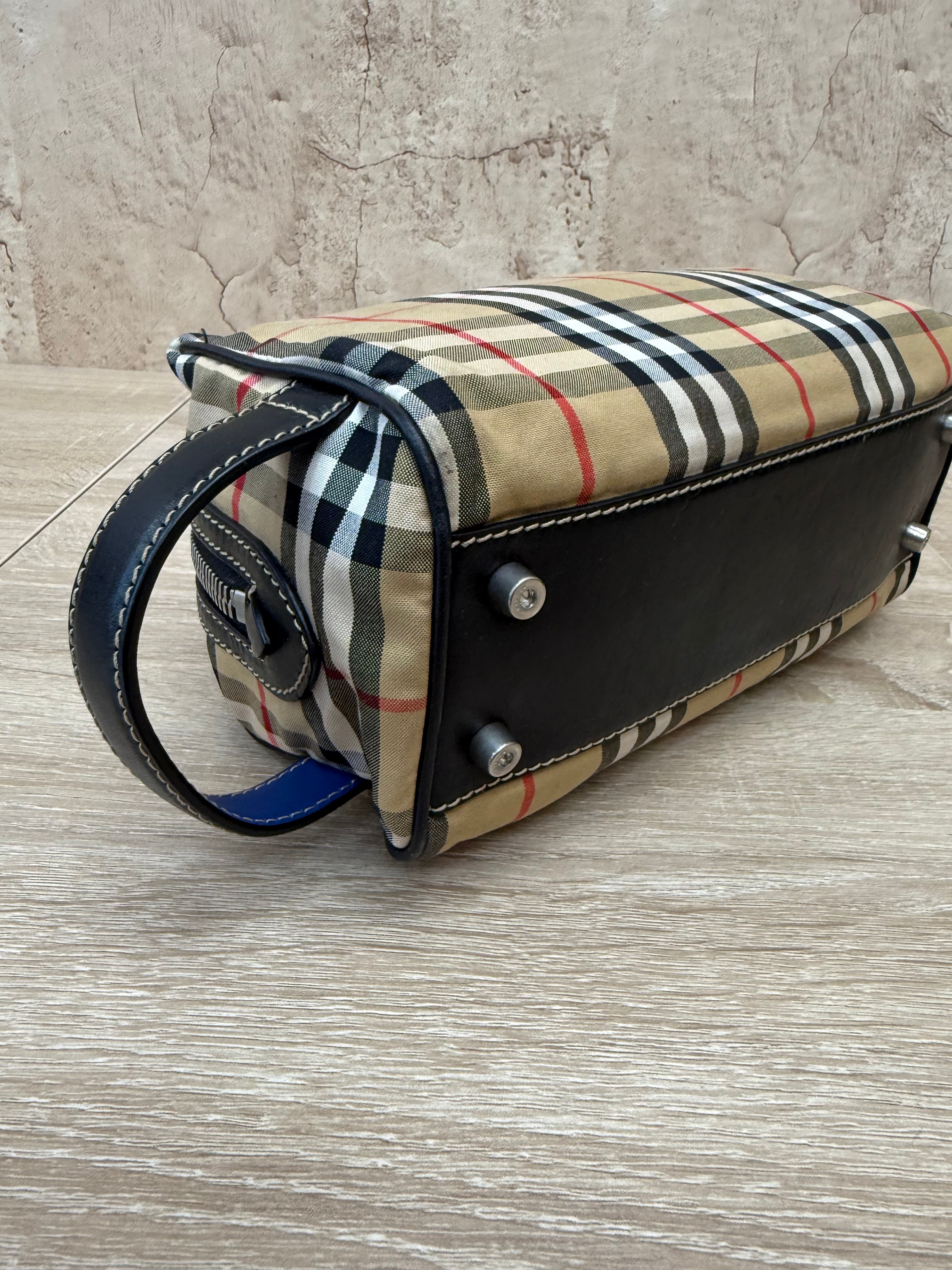 Burberry Tan Nova Check Toiletry Pouch