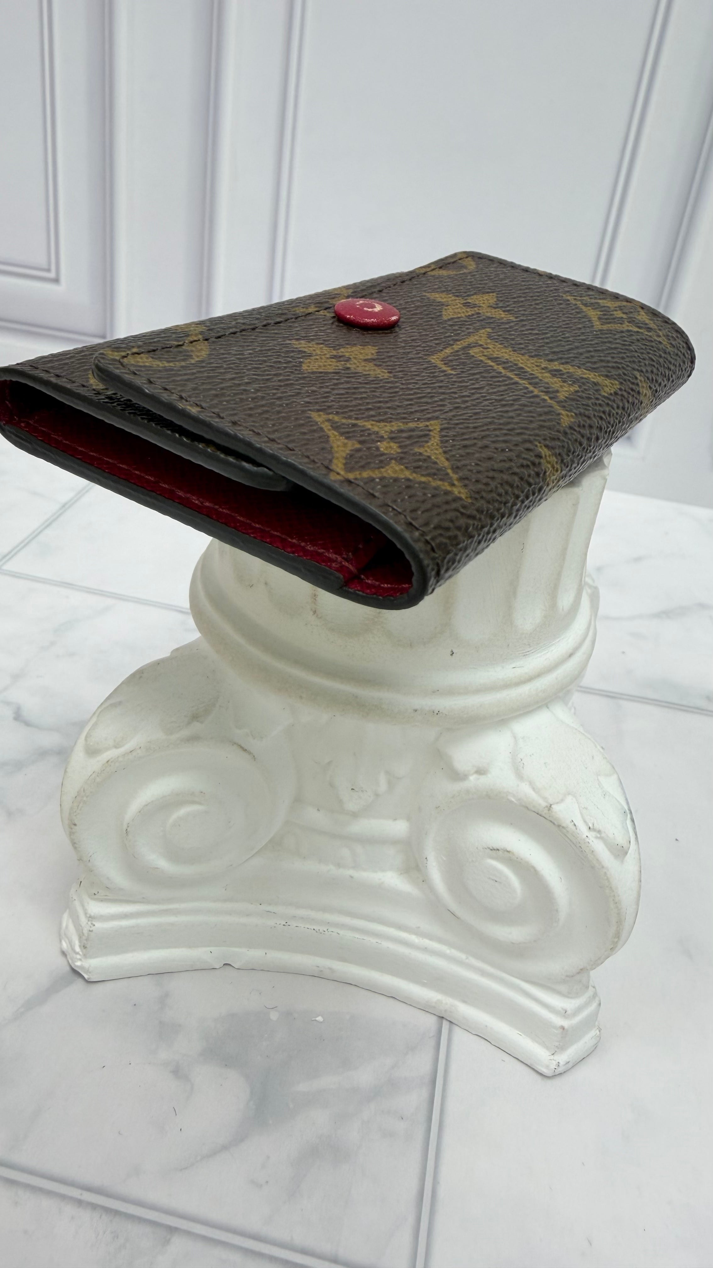 Louis Vuitton Monogram & Fuchsia 6 Key Ring Case