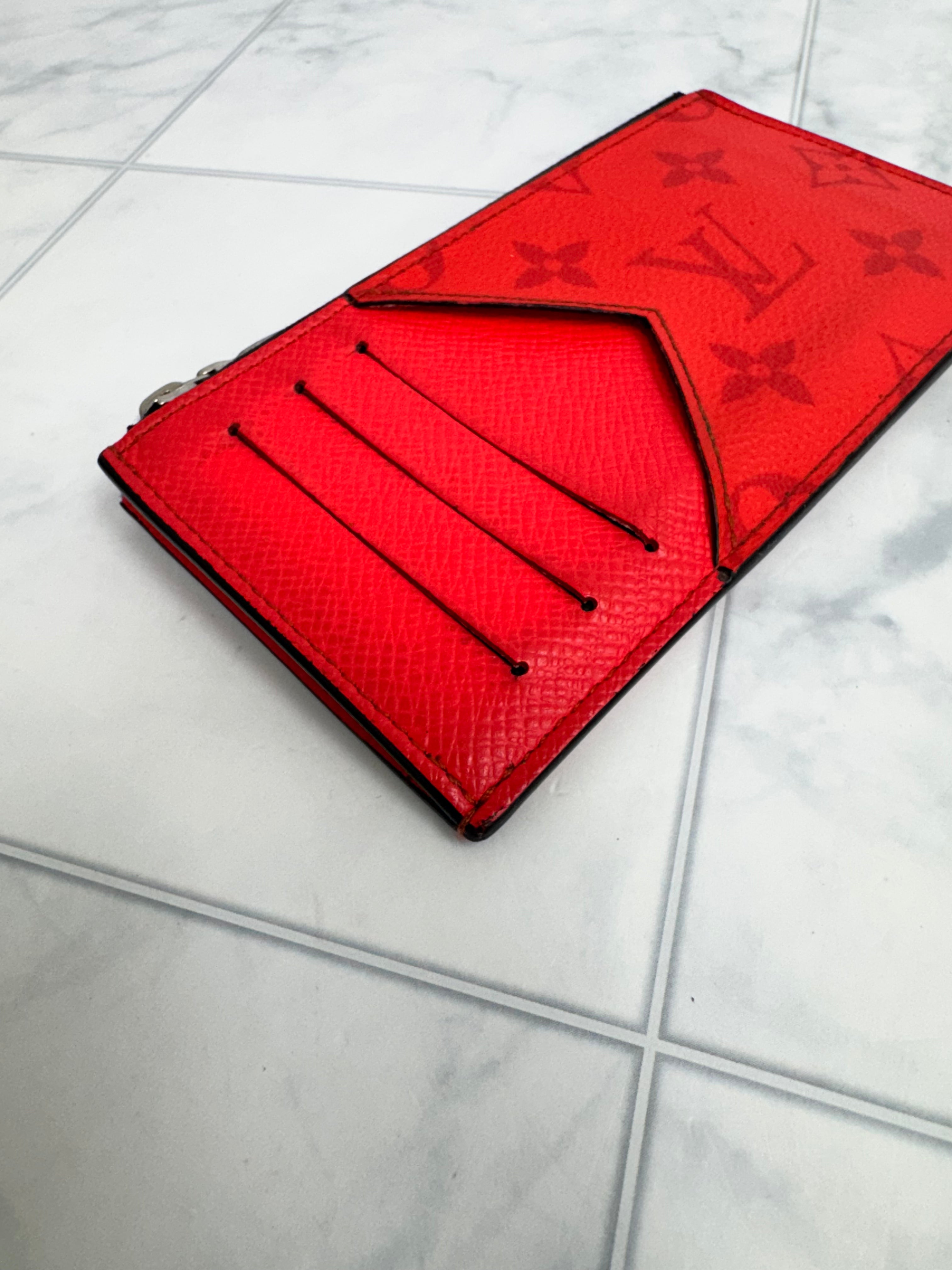 Louis Vuitton Red Monogram Card Holder