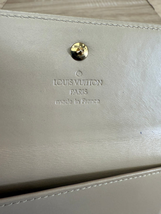 Louis Vuitton Monogram Gold Vernis Compact Wallet