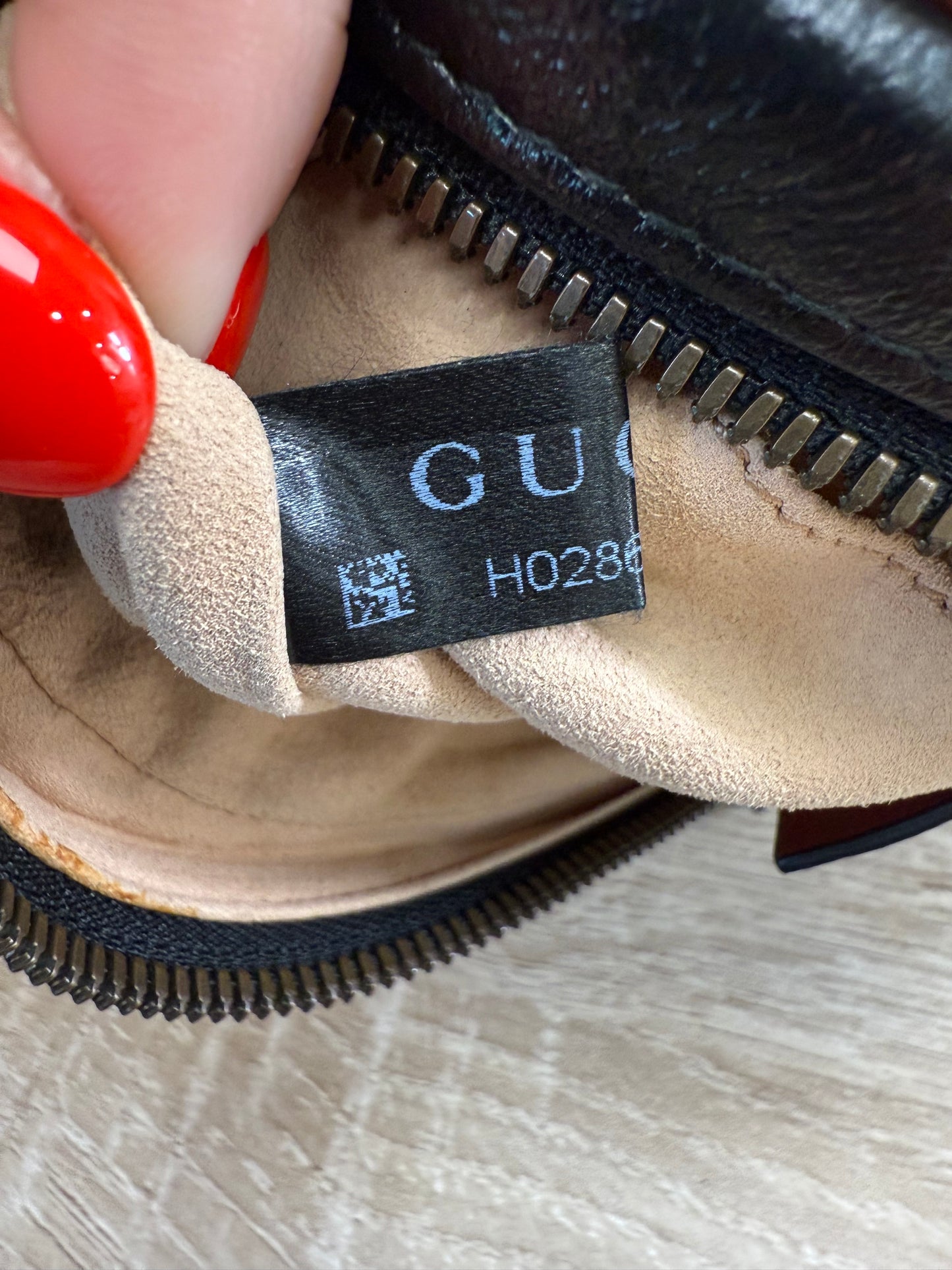 Gucci GG Marmont Black Quilted Leather  Waist Bag