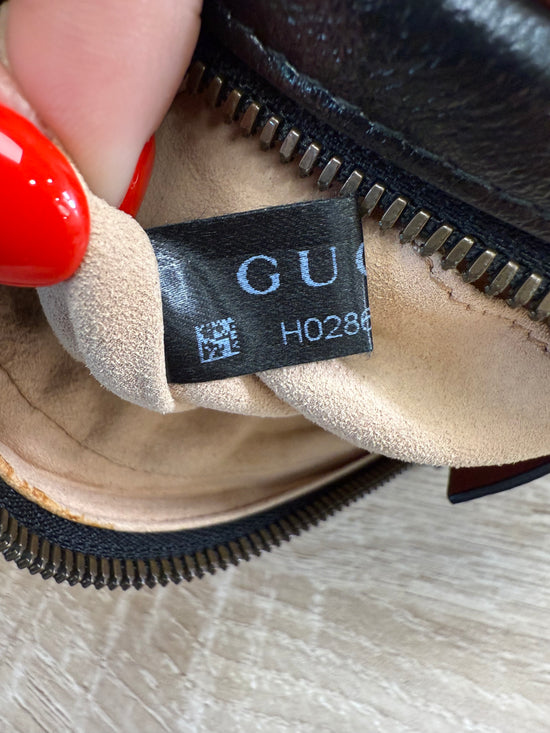 Gucci GG Marmont Black Quilted Leather  Waist Bag