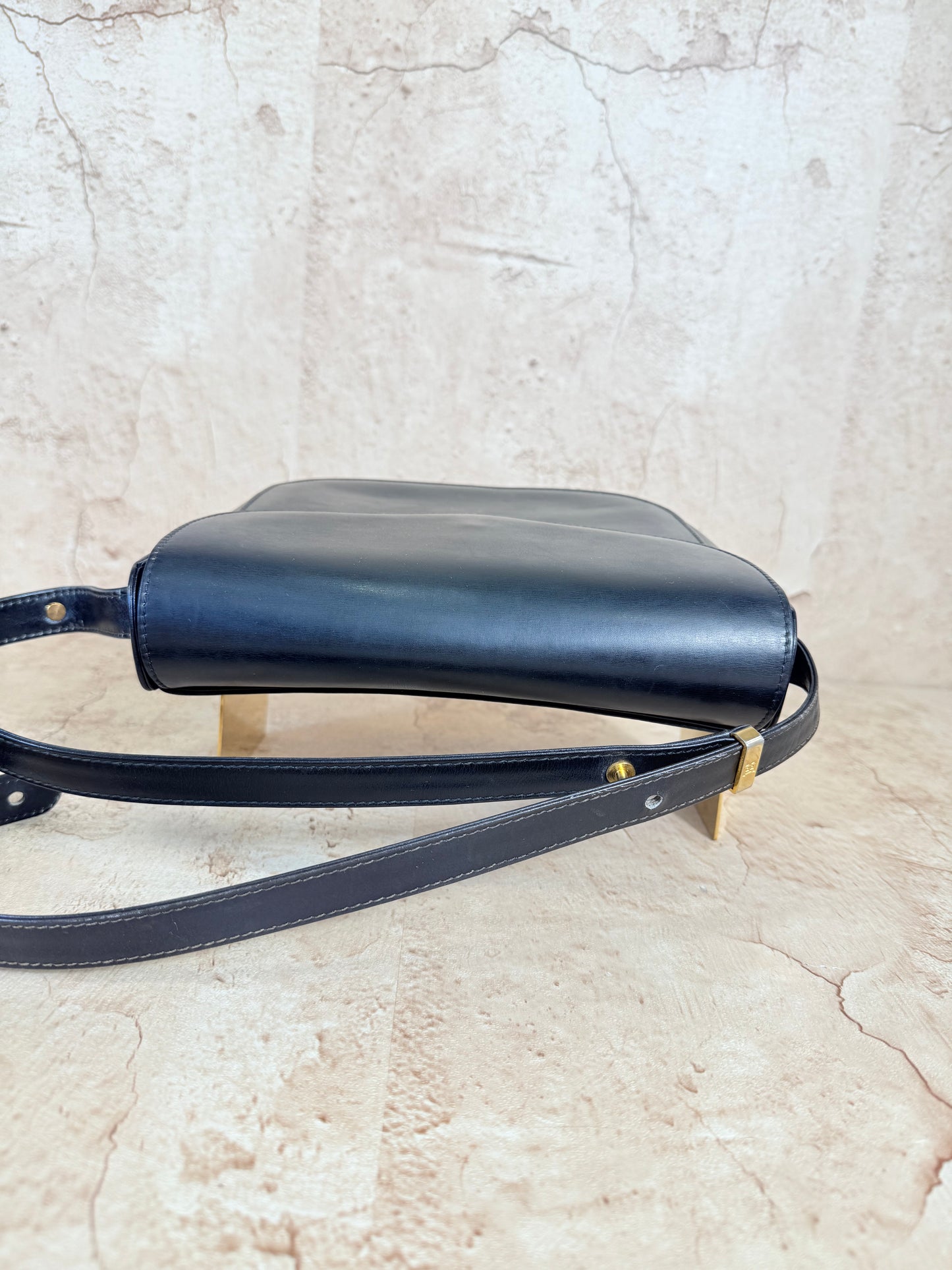 Bally Black Leather Shoulder Bag