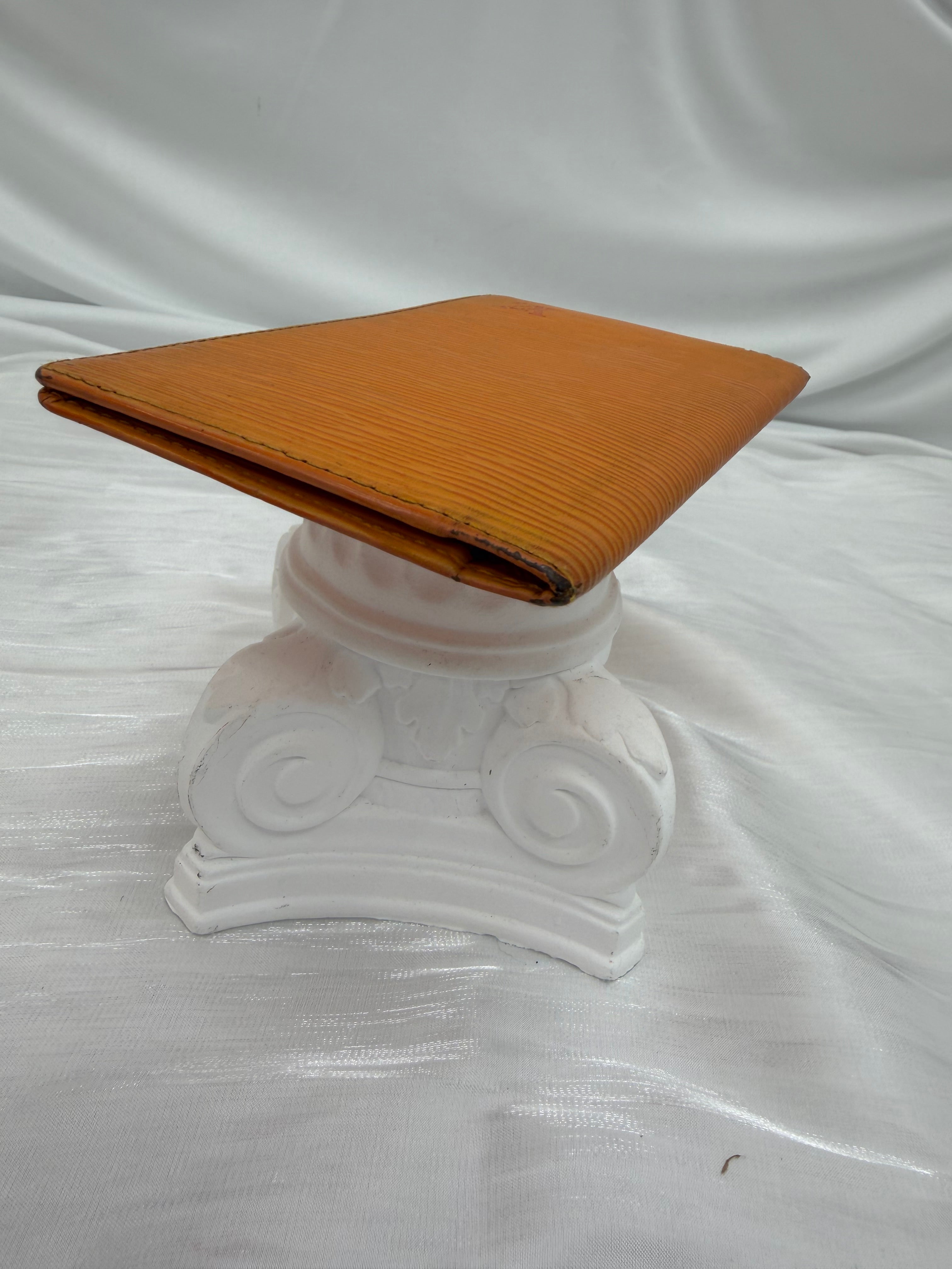 Louis Vuitton Orange Epi Long Wallet