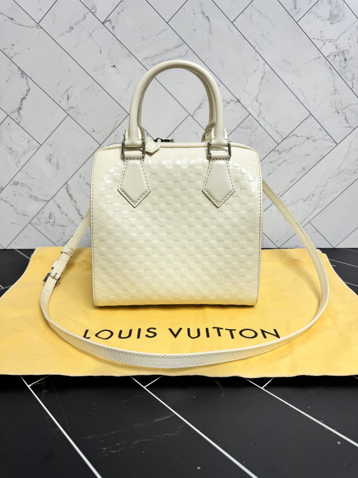 Louis Vuitton Damier Facet Speedy Cube Bag