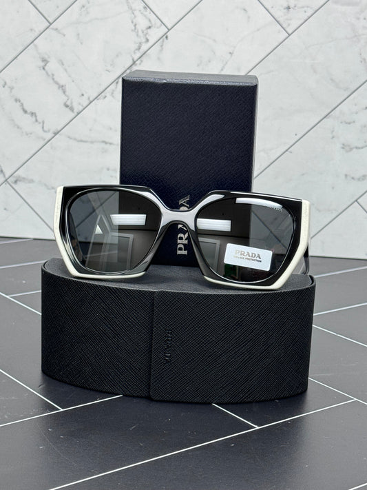 BRAND NEW Prada White & Black Sunglasses