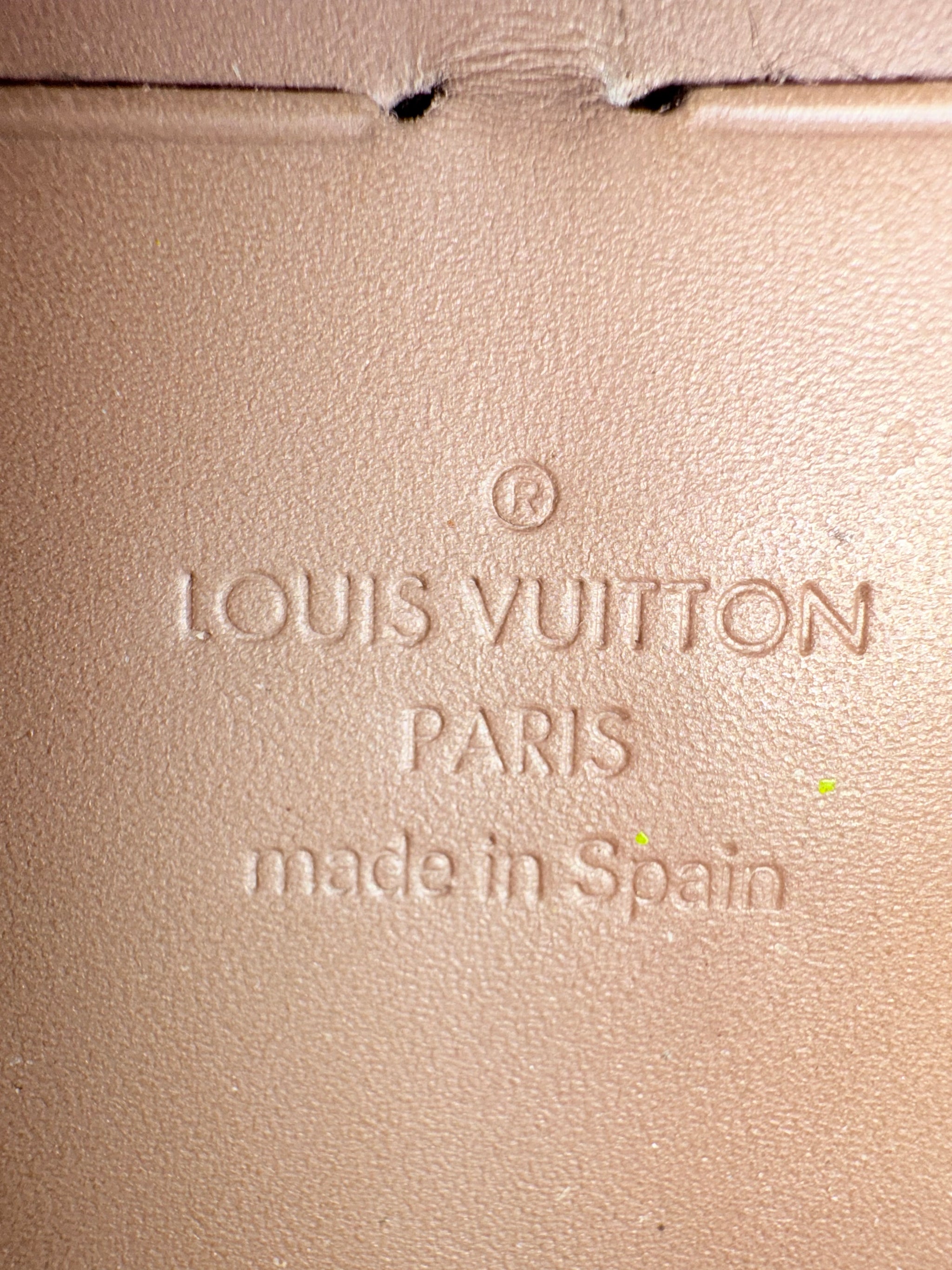 Louis Vuitton Gold Vernis Zippy Wallet