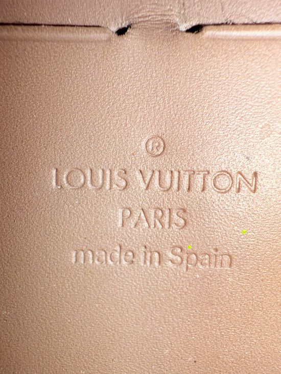 Louis Vuitton Gold Vernis Zippy Wallet