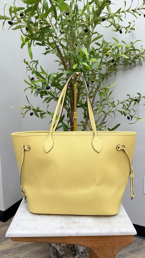 *DONS DROP* Louis Vuitton Butter Yellow Epi Neverfull MM