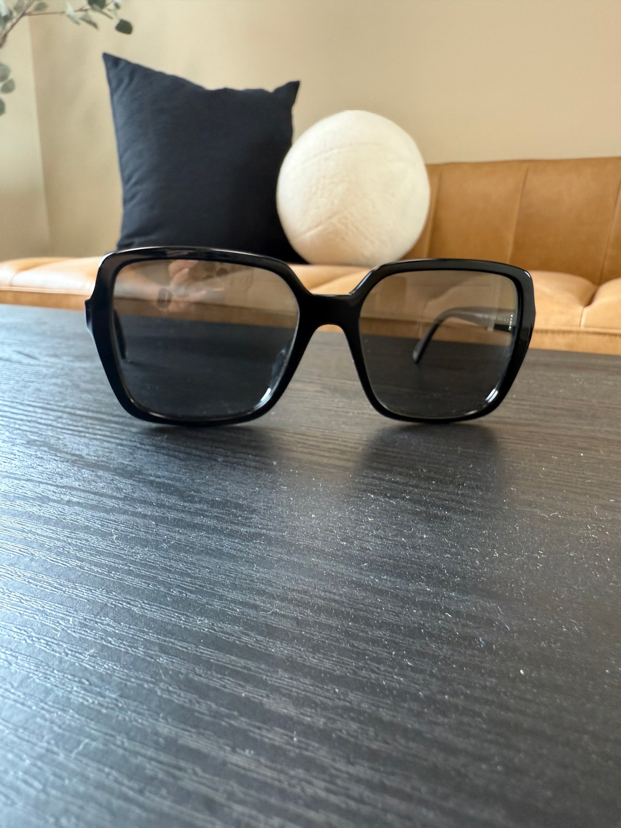 Chanel Black Women’s Oversized Sunglasses