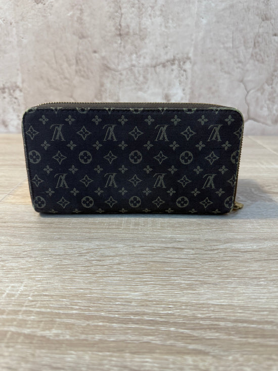 Louis Vuitton Brown Monogram Mini Lin Zippy Wallet