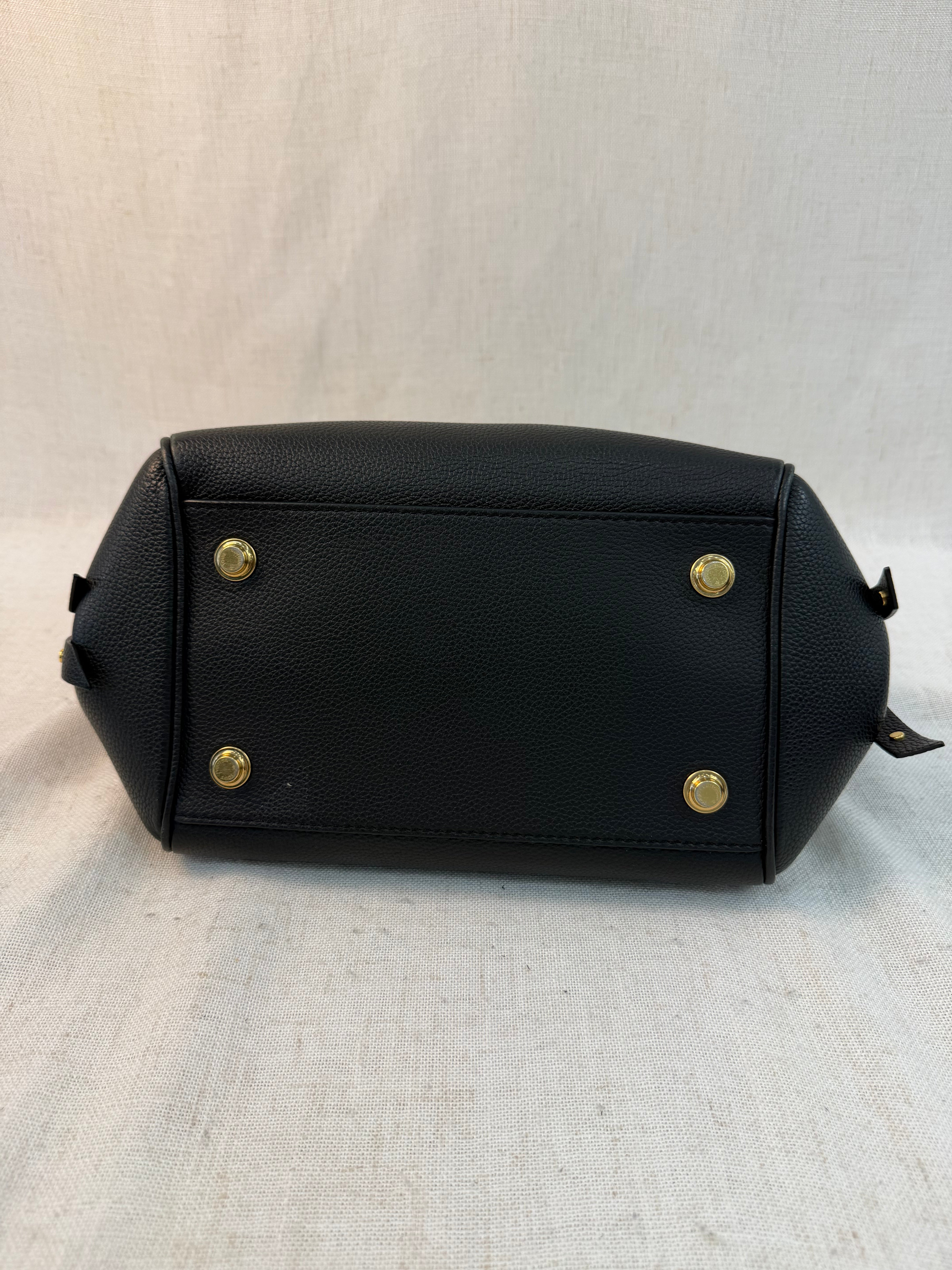 Louis Vuitton Black Leather Milla PM Bag