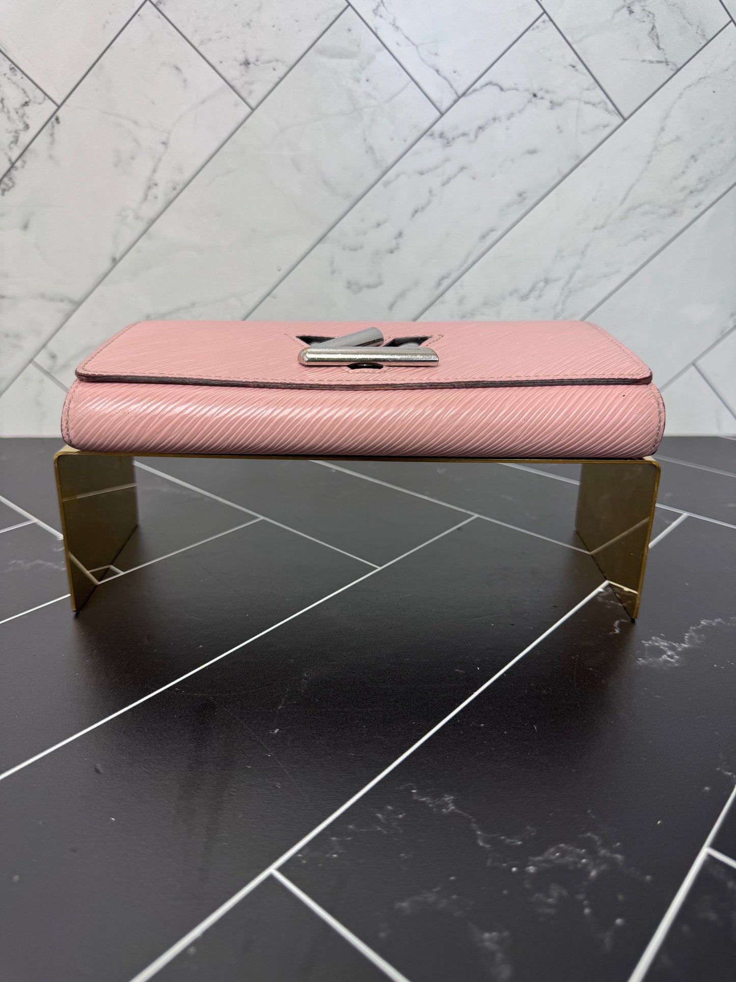 Louis Vuitton Pink Epi Twist Sarah Wallet