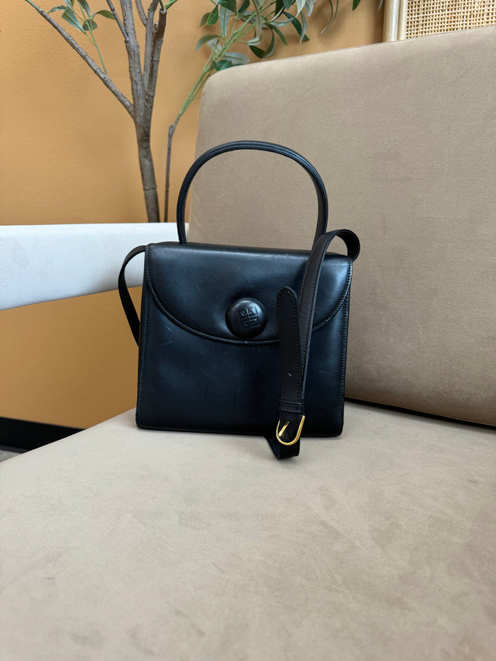 Givenchy Black Leather 2 Way Bag