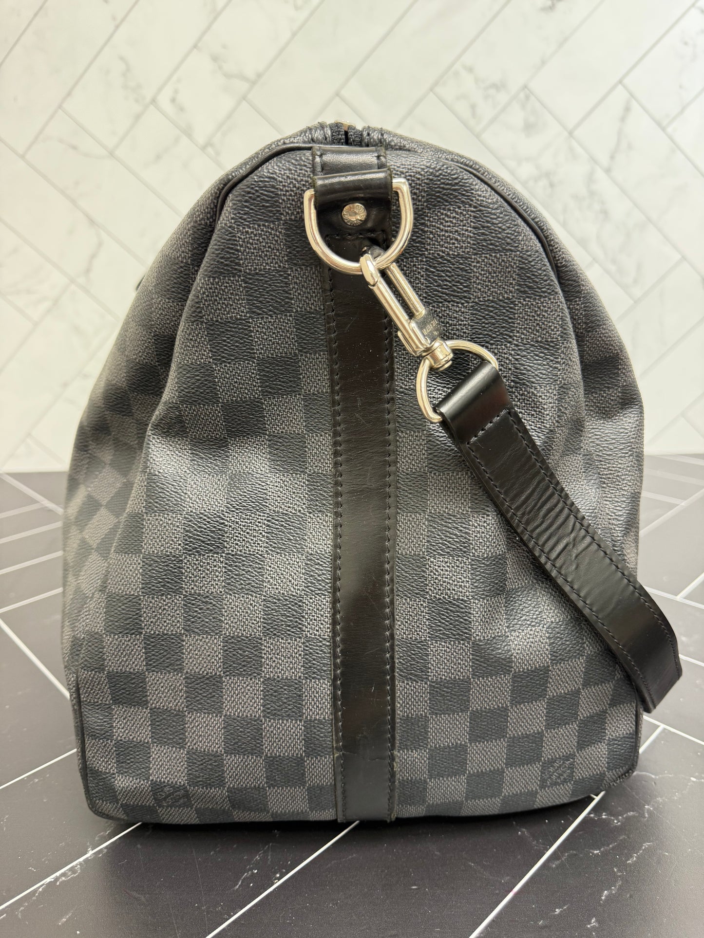 Louis Vuitton Damier Graphite  Keepall 55 Bandouliere