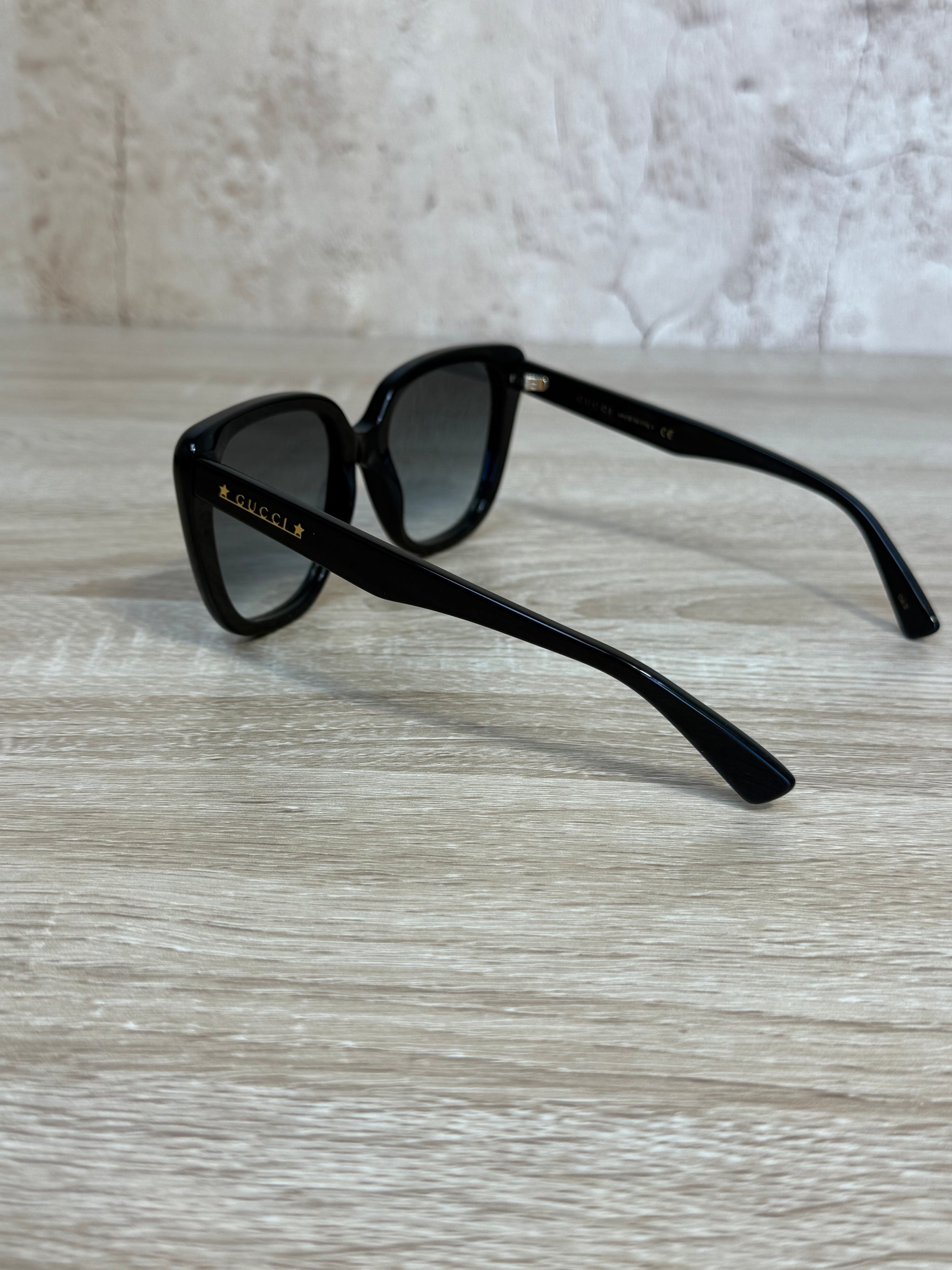 Gucci Black Oversized Women’s Cateye Sunglasses