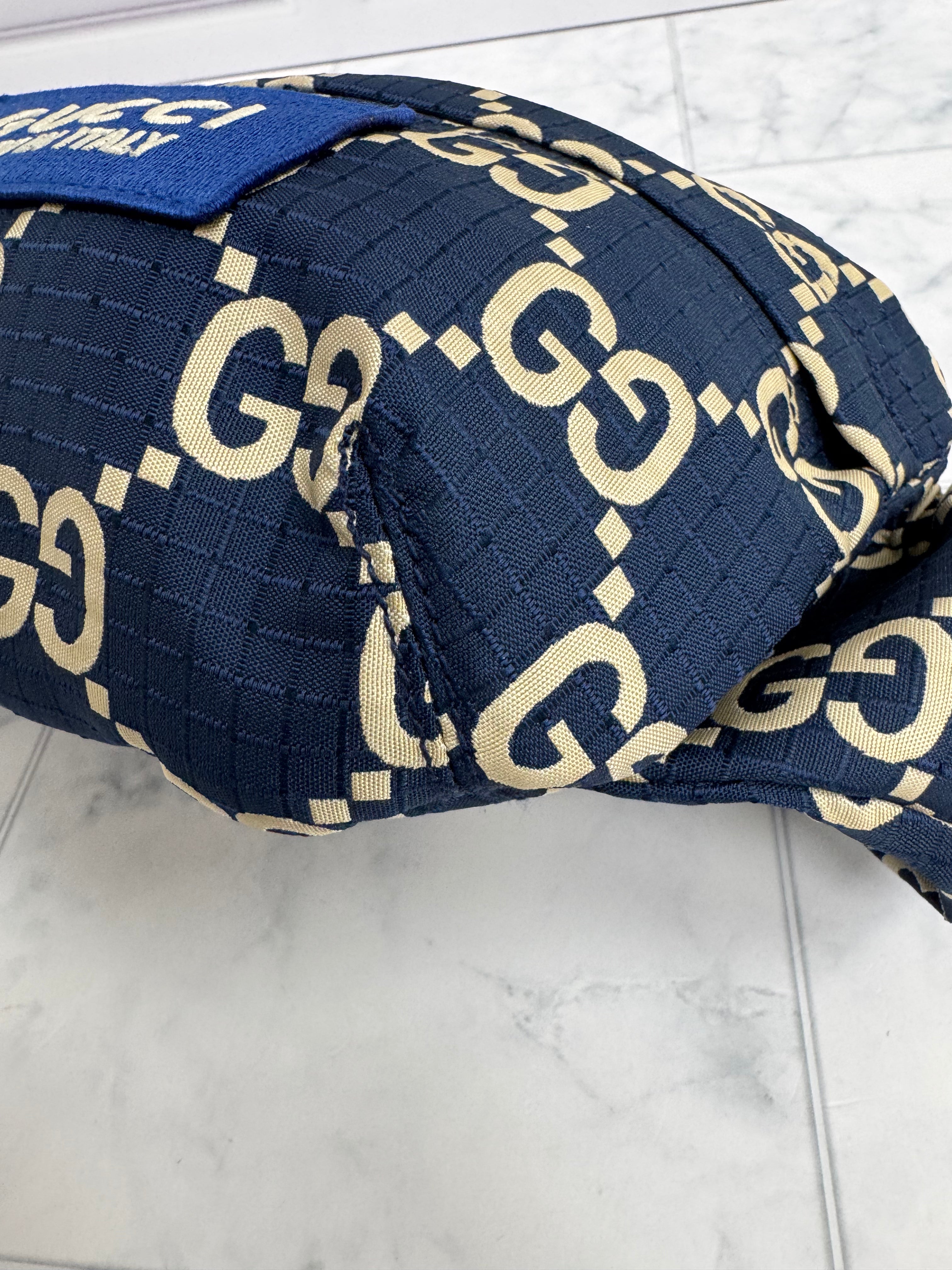 *DONS DROP* Gucci Blue GG Canvas Ripstop Belt bag