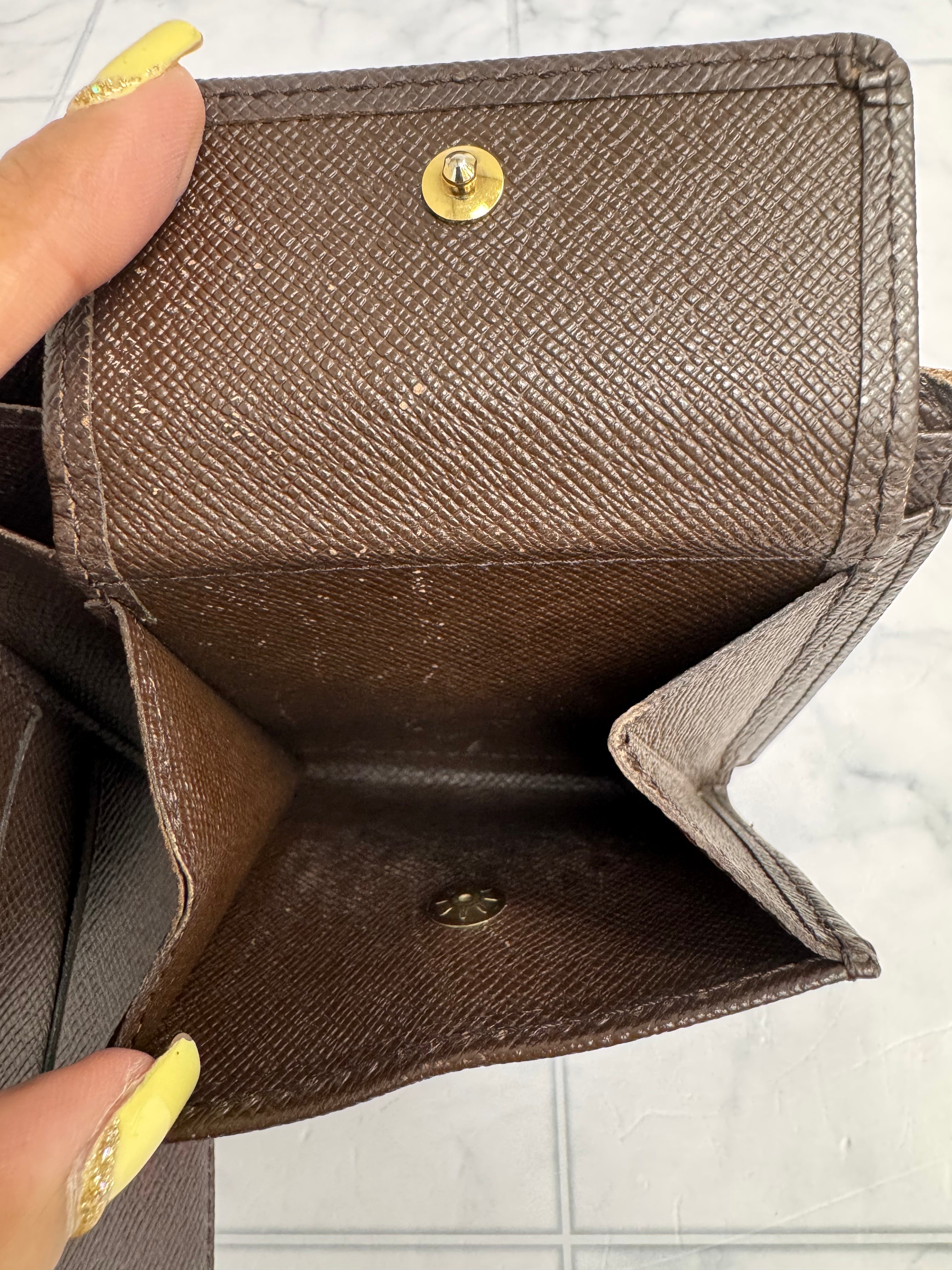 Louis Vuitton Damier Ebene Bifold Compact Wallet
