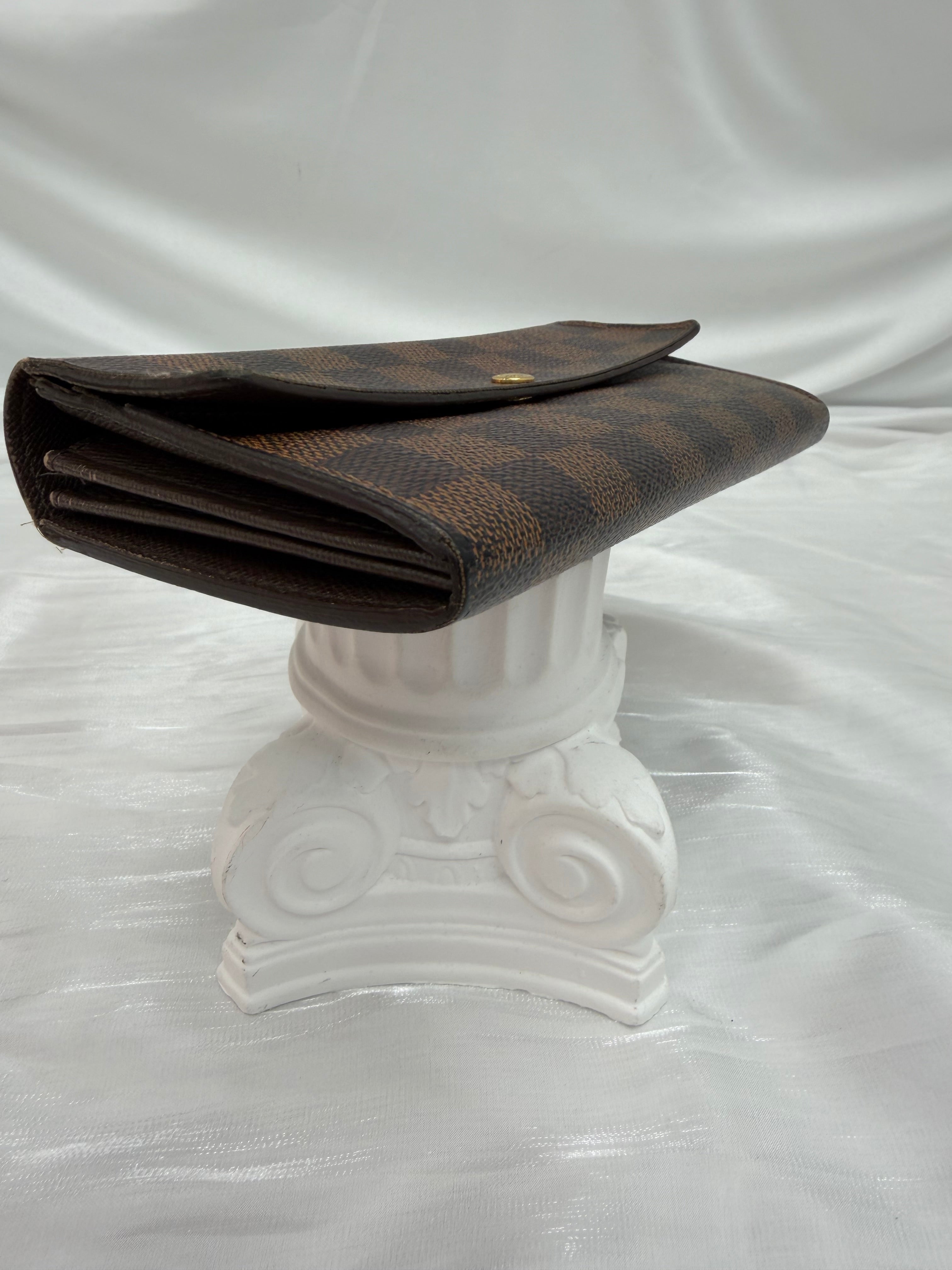 Louis Vuitton Damier Ebene Sarah Wallet