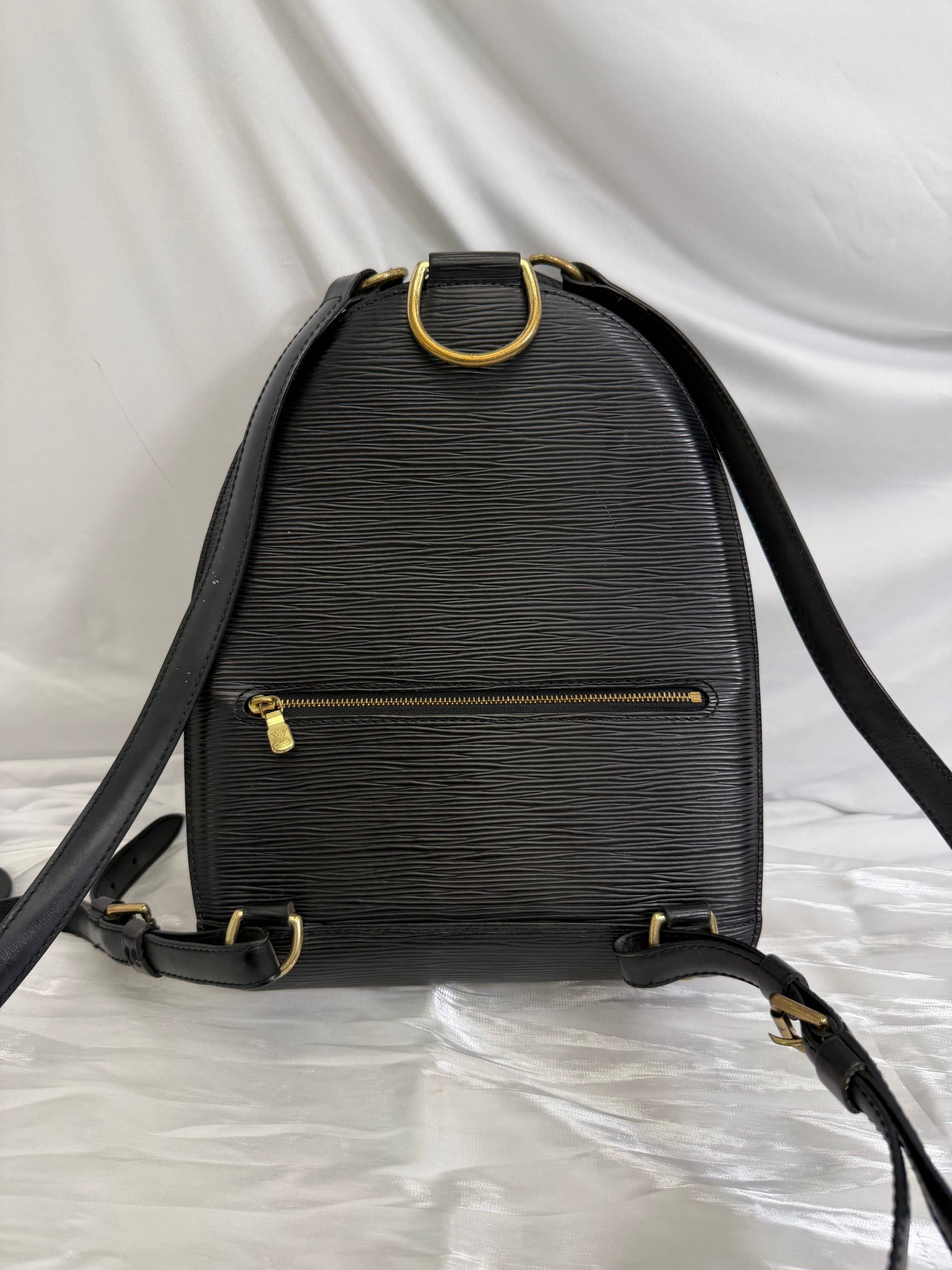 Louis Vuitton Black Epi Mabillion Backpack
