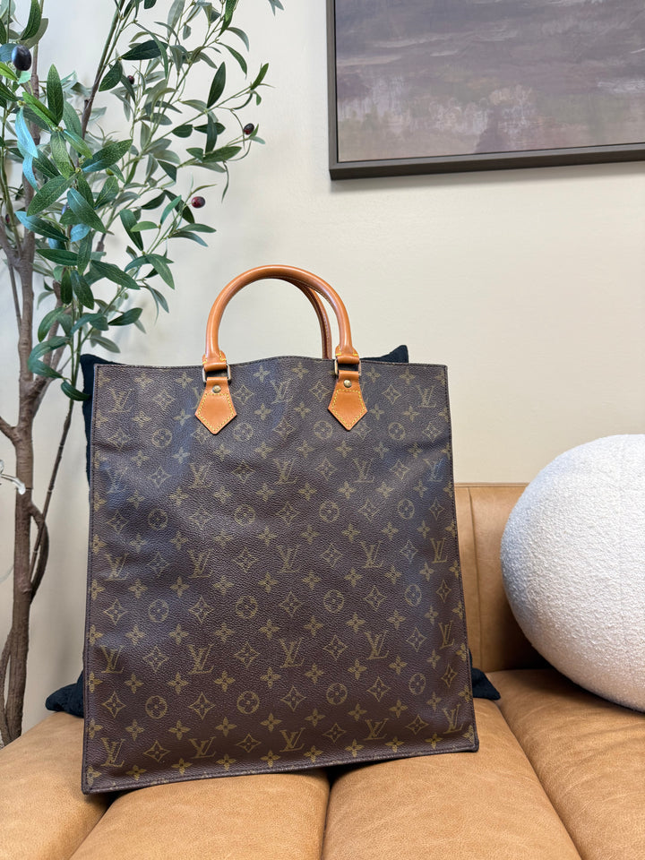 Louis Vuitton Monogram Sac Plat Tote