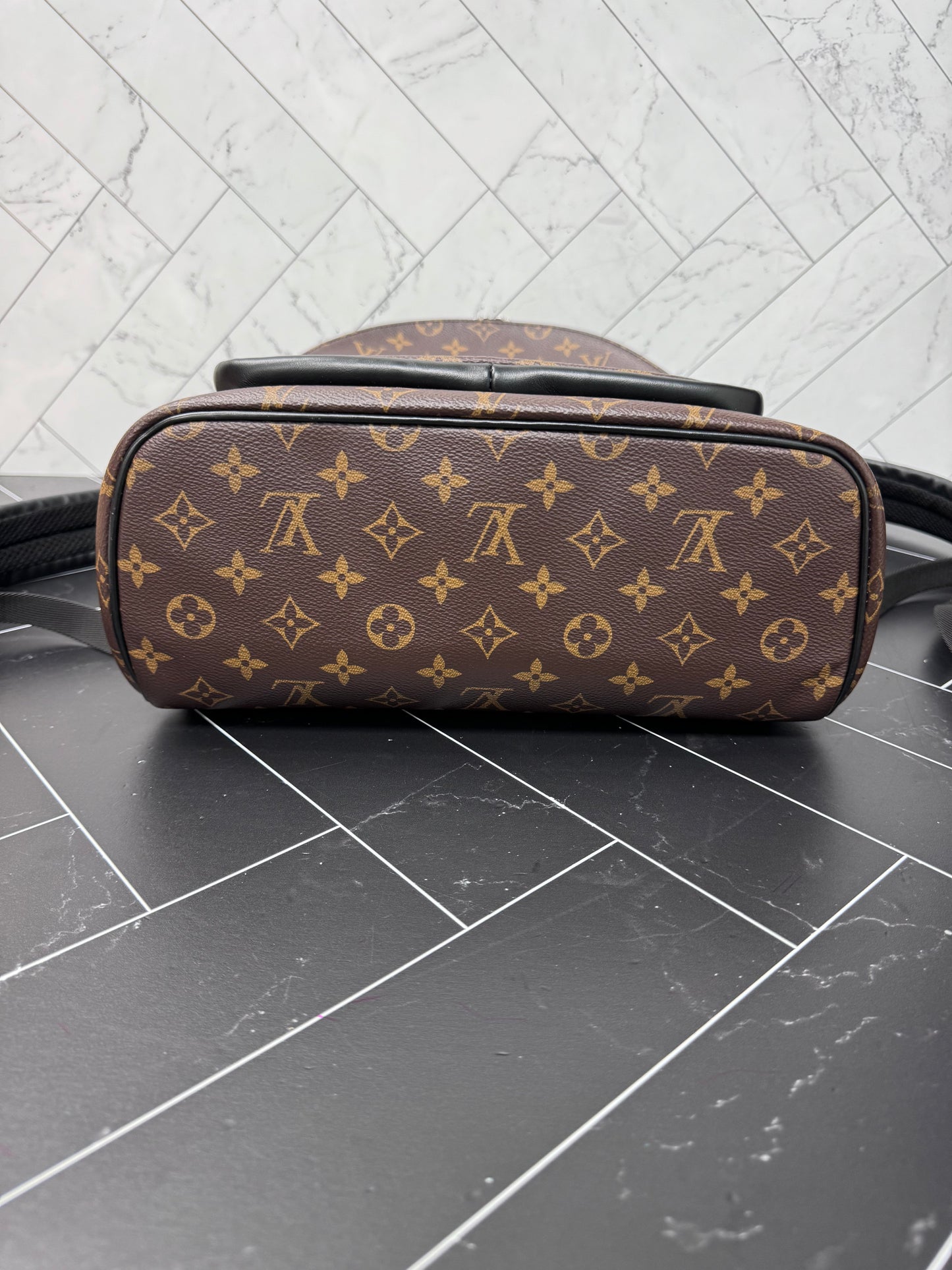 LIKE NEW Louis Vuitton Monogram Macassar Josh Backpack
