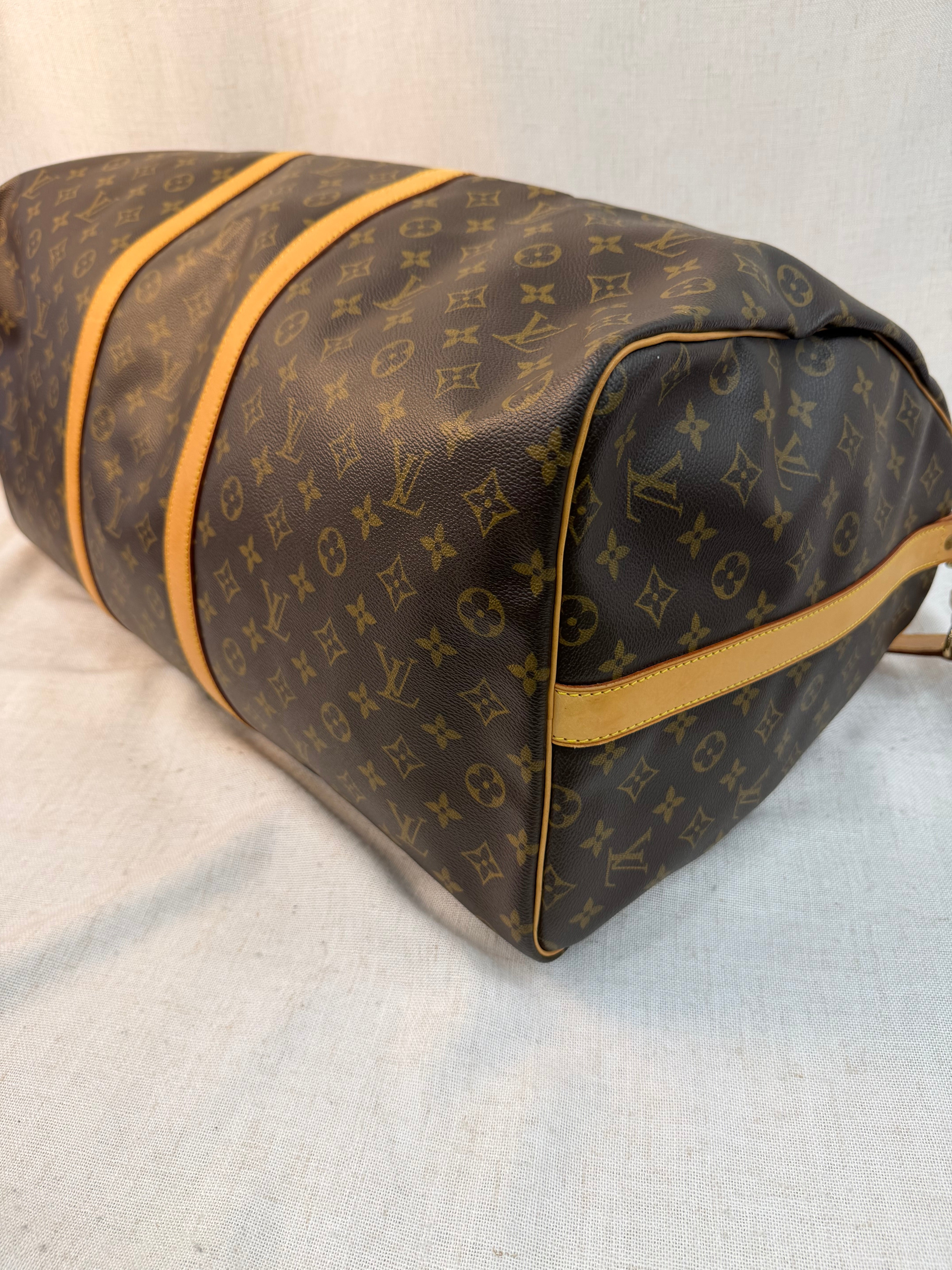 Louis Vuitton Monogram Keepall Bandouliere 60