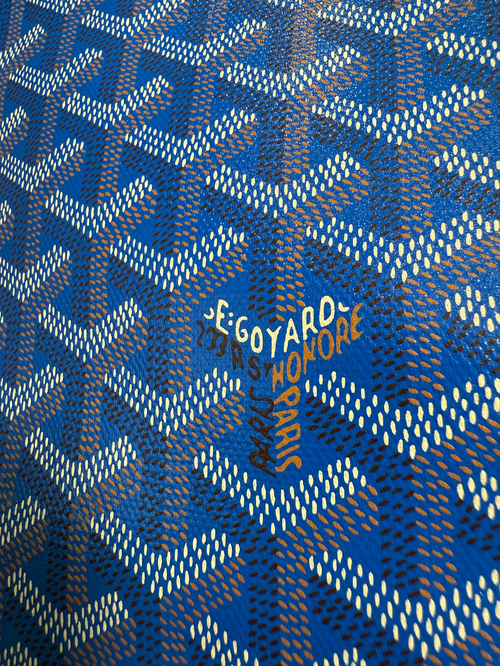 Goyard Blue Artois GM Tote Bag