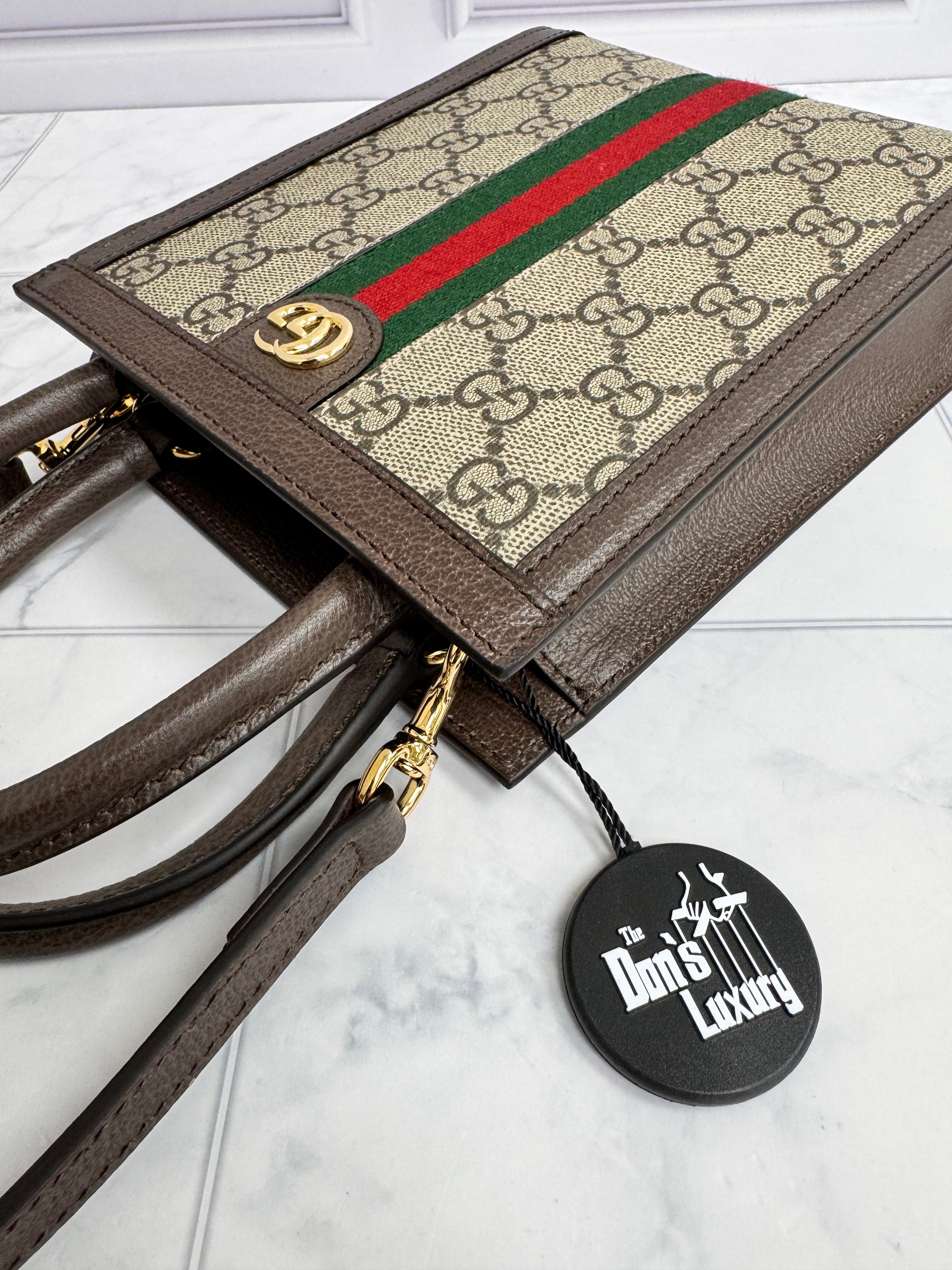 *DONS DROP* BRAND NEW Gucci GG Supreme Canvas Mini Web Tote Bag