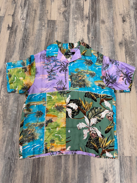 BRAND NEW Amiri Multicolored Silk Button Up Shirt