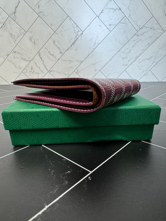 BRAND NEW- Goyard Bordeaux Victoire Bifold Wallet