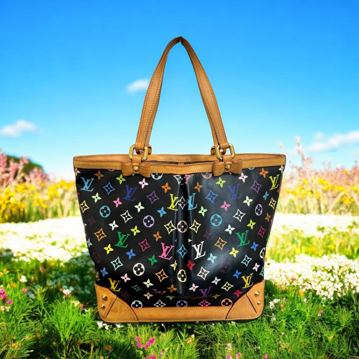 Louis Vuitton Black Multicolore Sharlene Tote MM