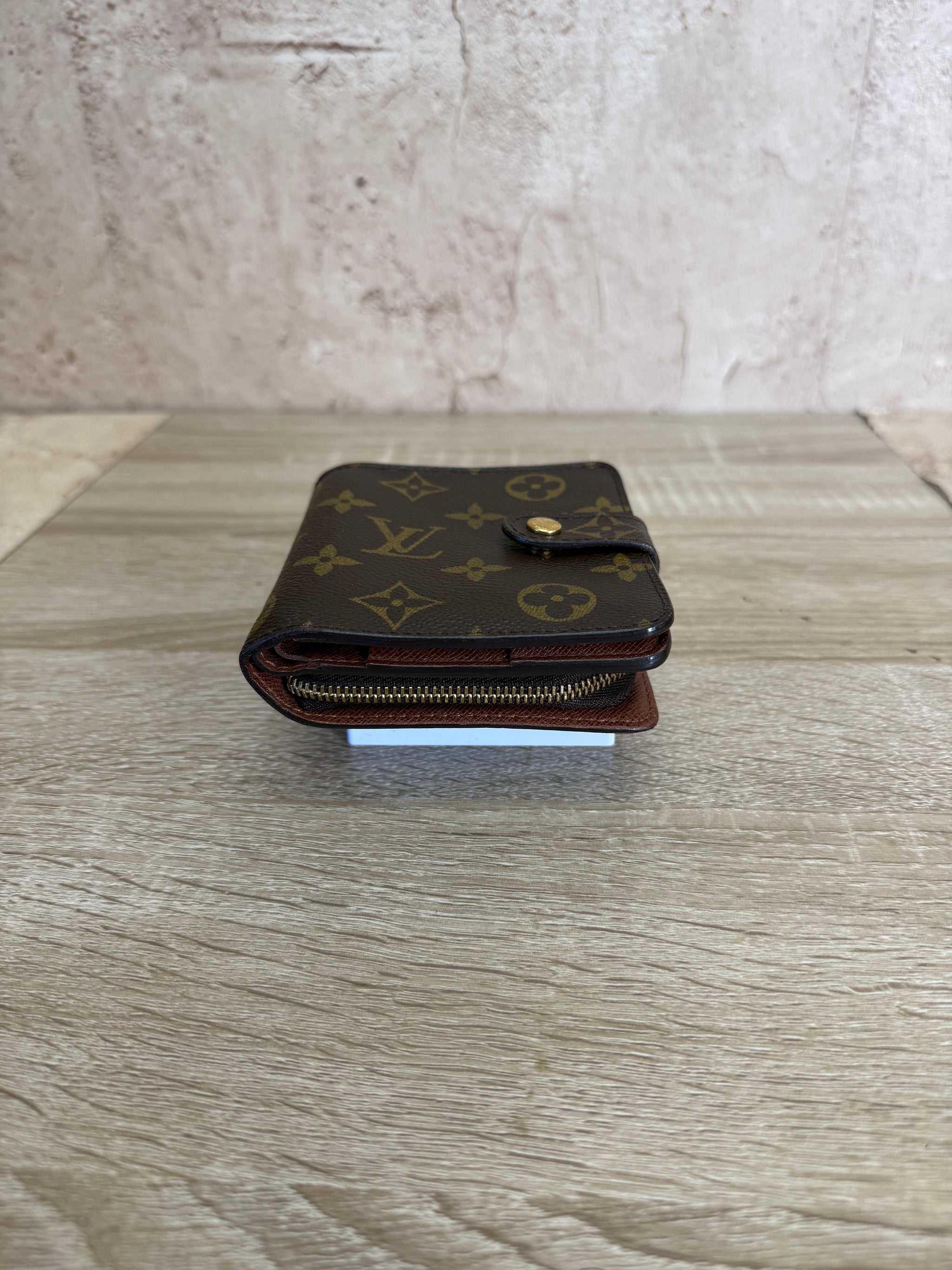 Louis Vuitton Monogram Compact Zippy Wallet