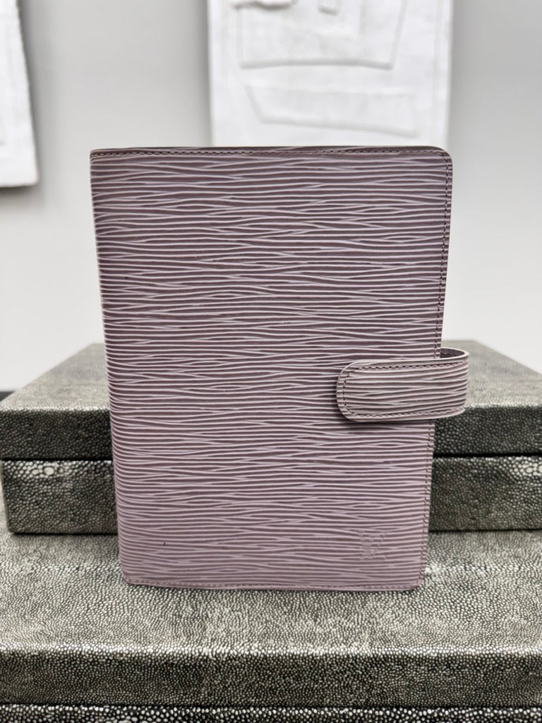 Louis Vuitton Lavender Epi Agenda MM