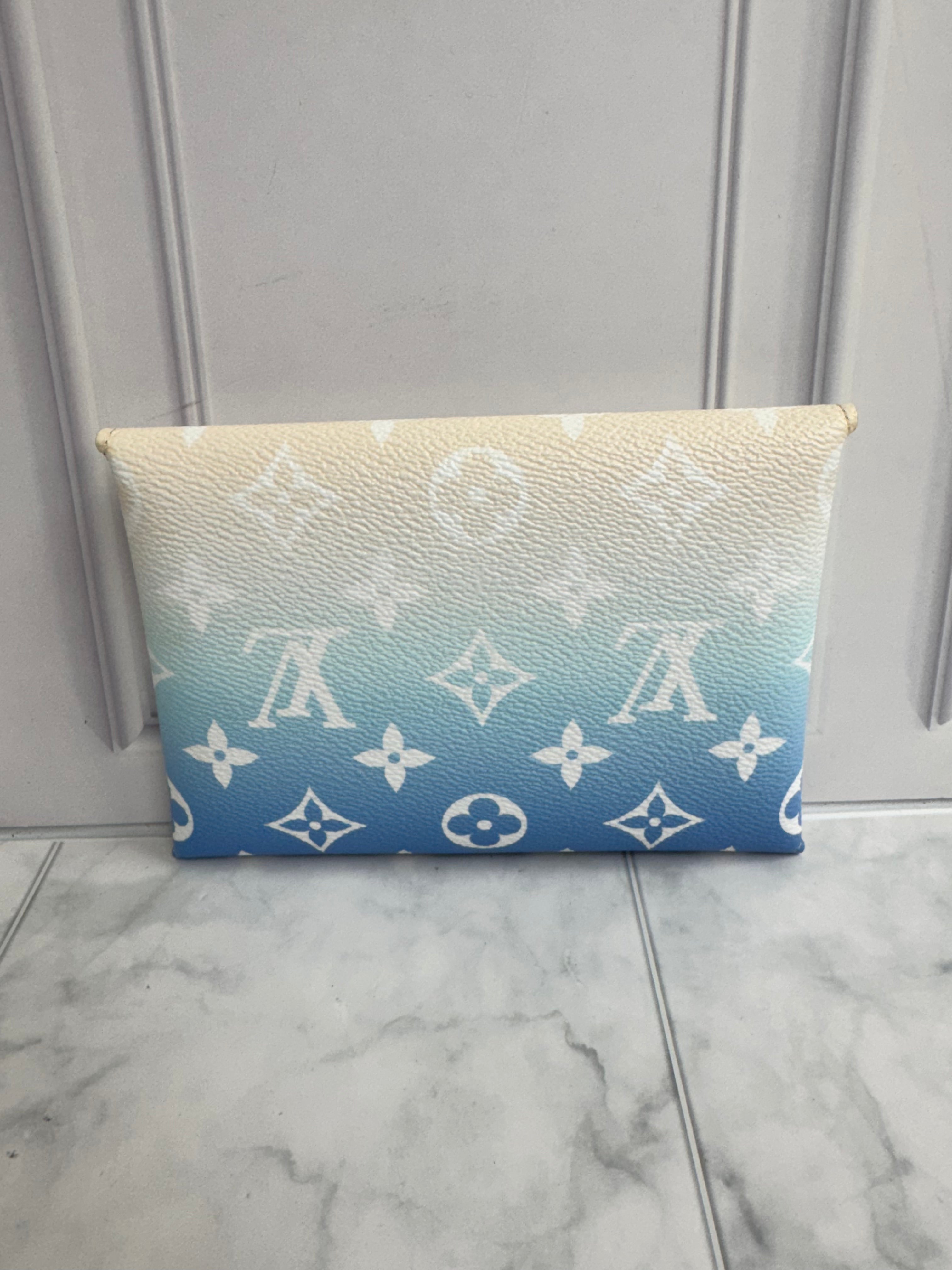 BRAND NEW - Louis Vuitton Blue Monogram By The Pool Medium Kirigami Pochette