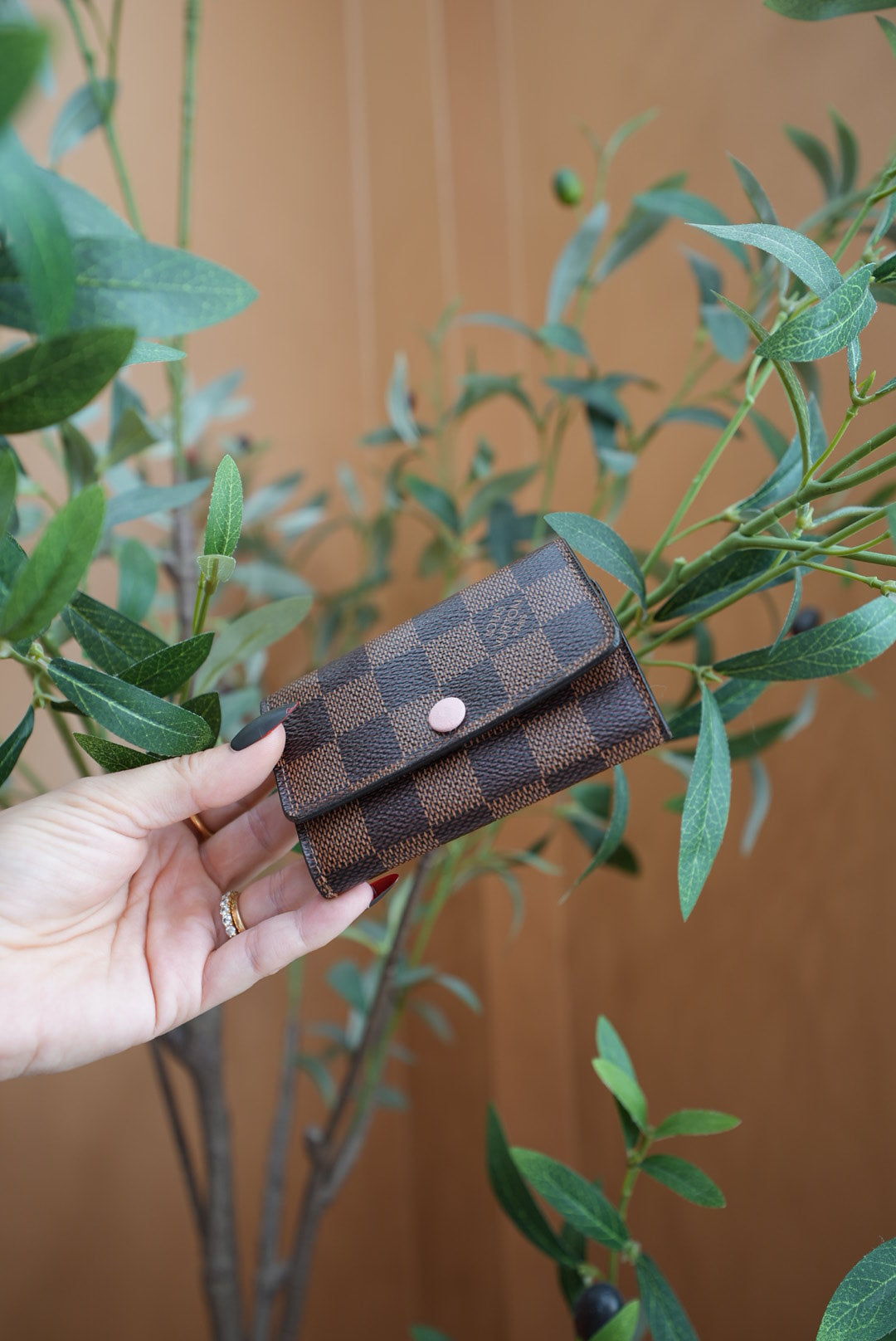 Louis Vuitton Damier Ebene 6 Key Ring Holder