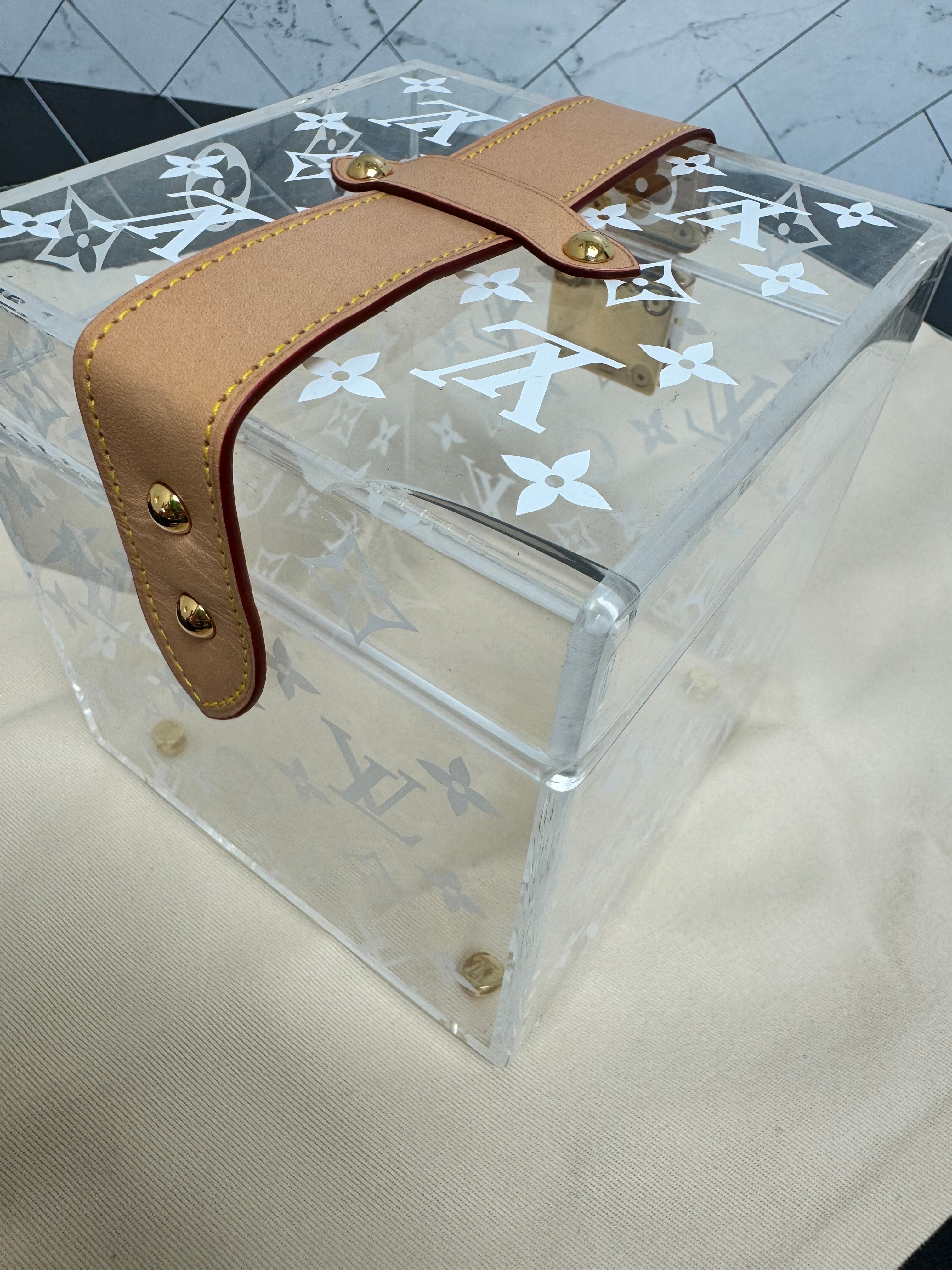 Louis Vuitton Scott Boite Monogram Clear Acrylic Case