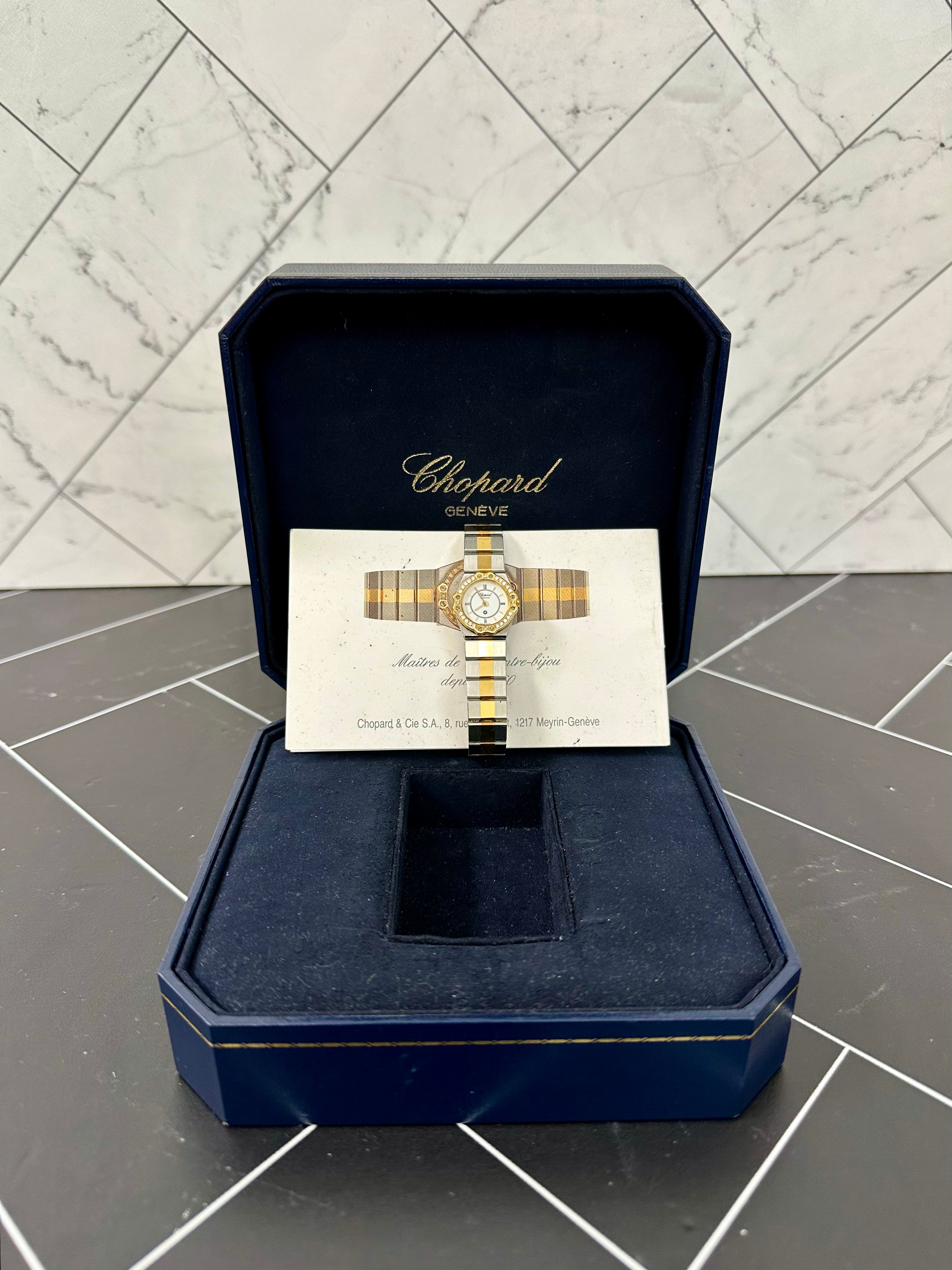 Chopard Geneve Two Tone Watch