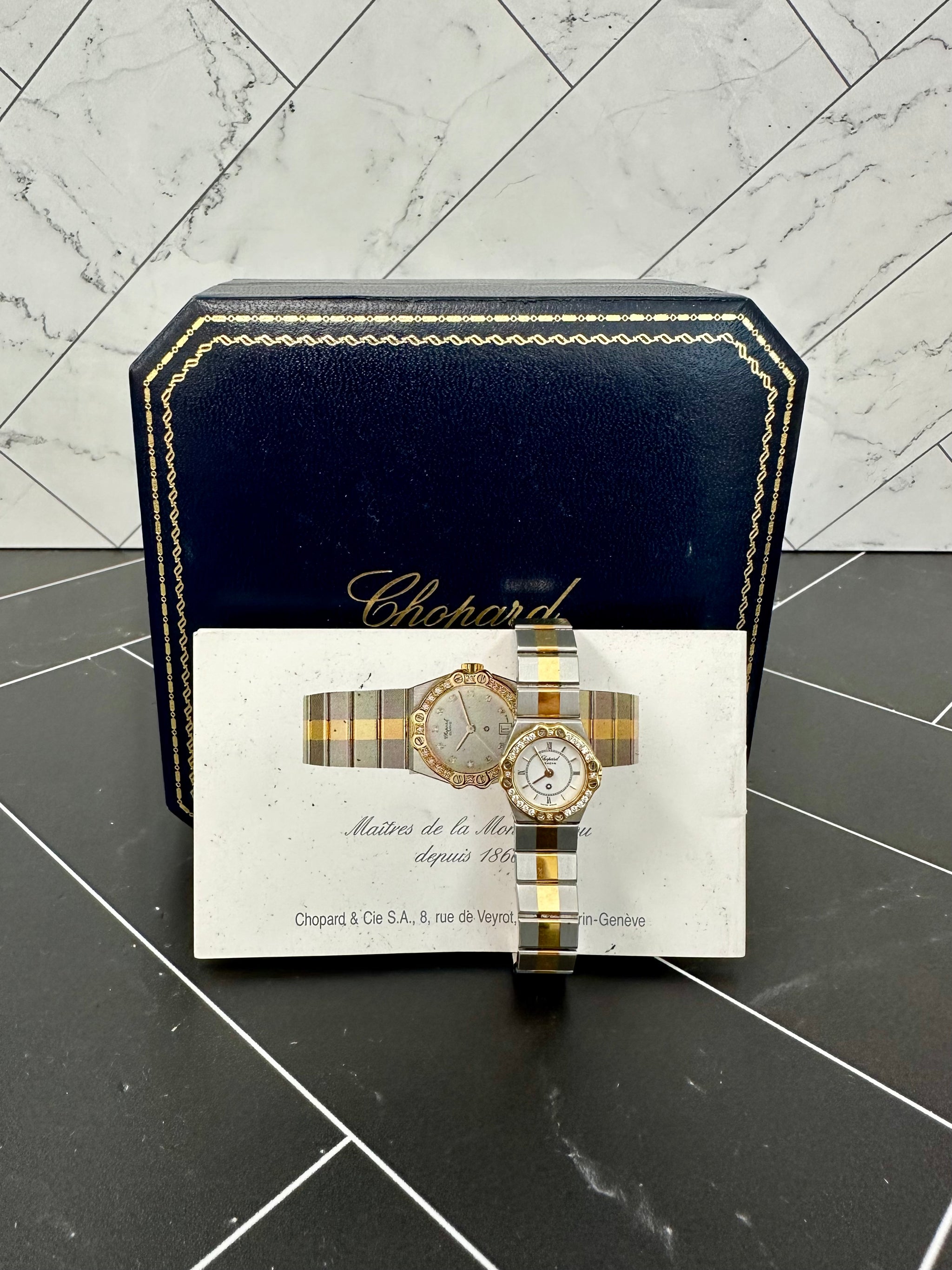 Chopard Geneve Two Tone Watch