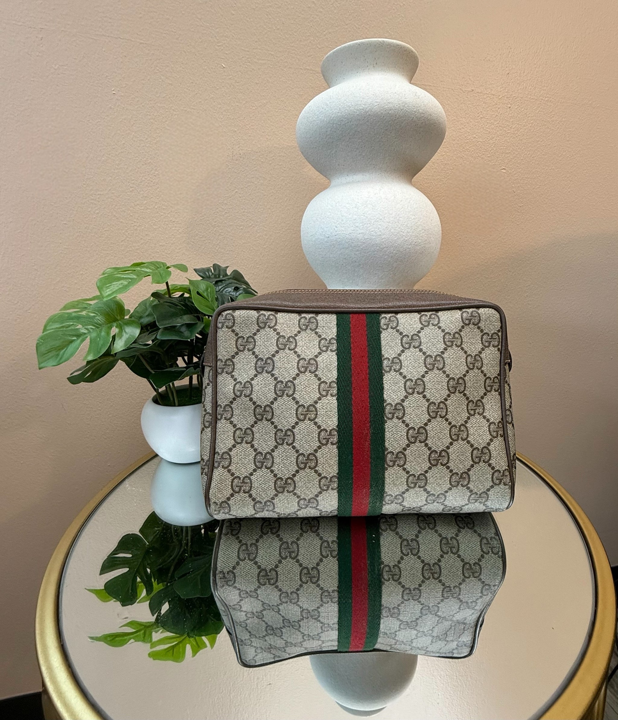 Gucci Coated Canvas Toiletries Pouch