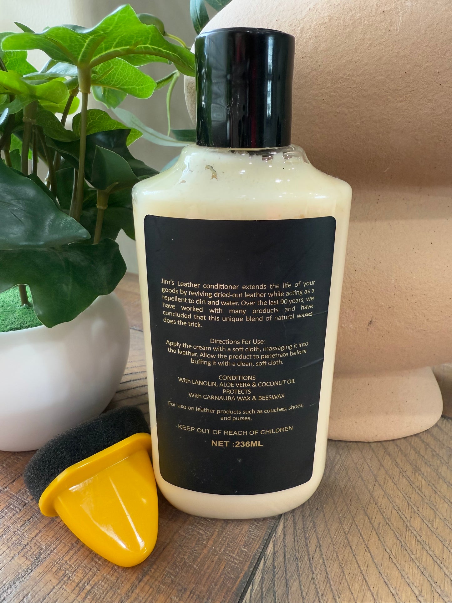 The BIG Bottle Jim’s Juice Leather Conditioner