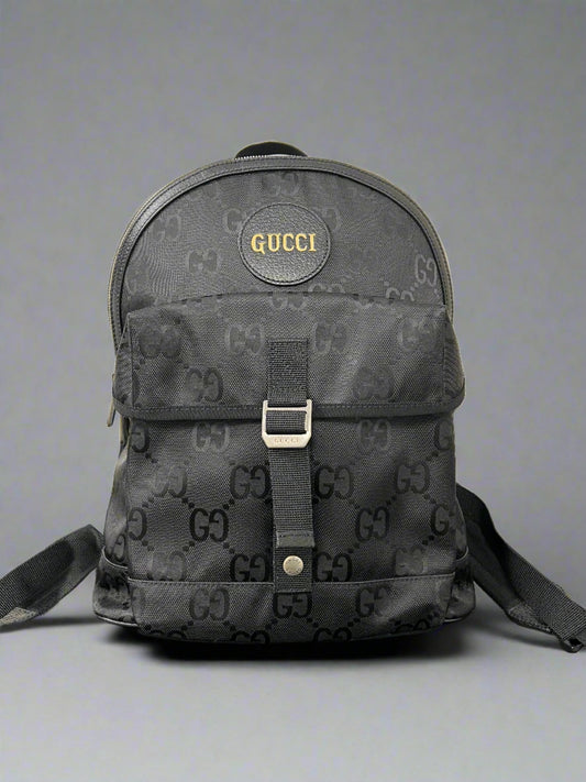 BRAND Gucci Black Nylon Off The Grid Large Backpack