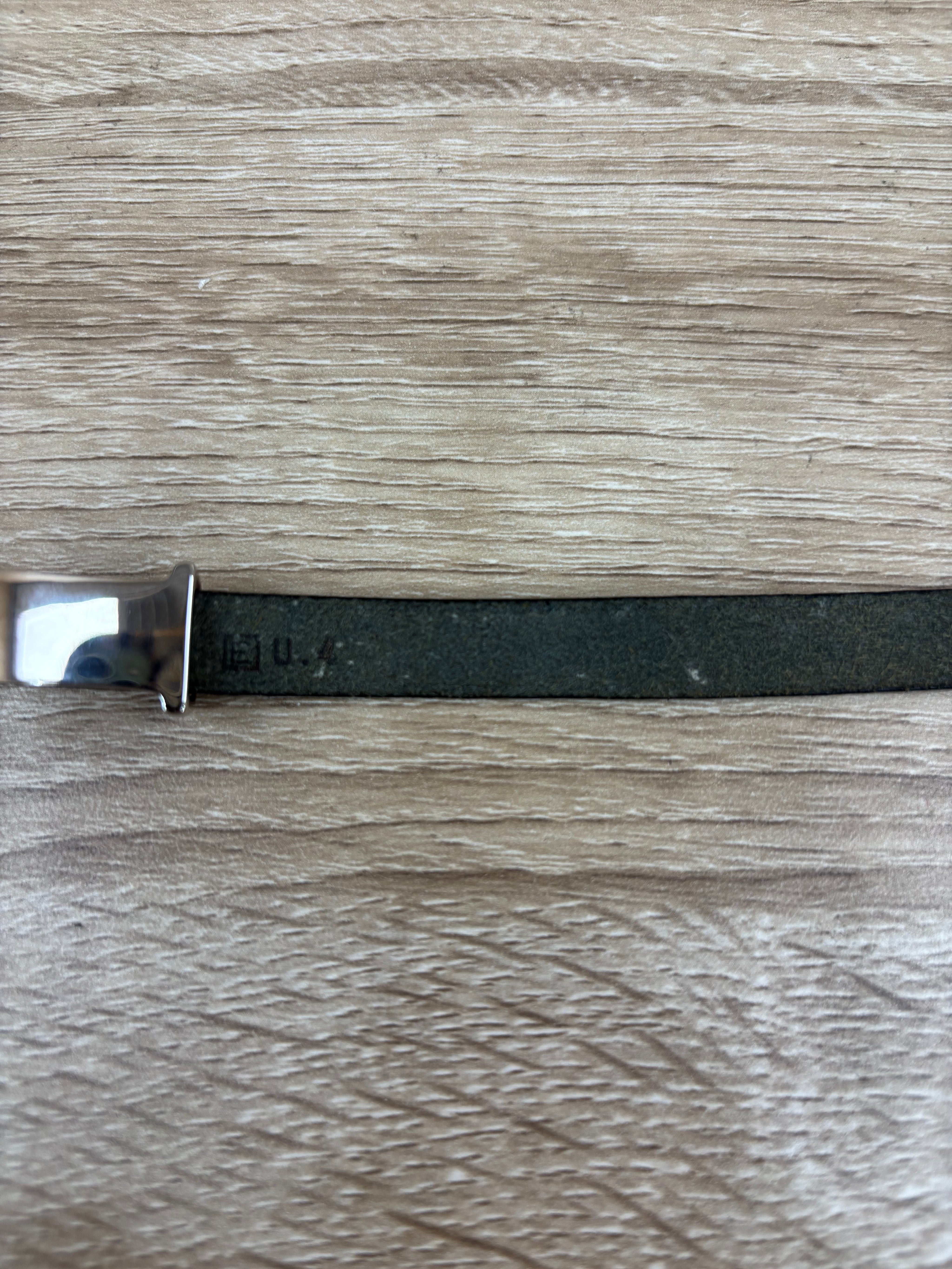 Hermes Black Leather Multi Wrap Bracelet