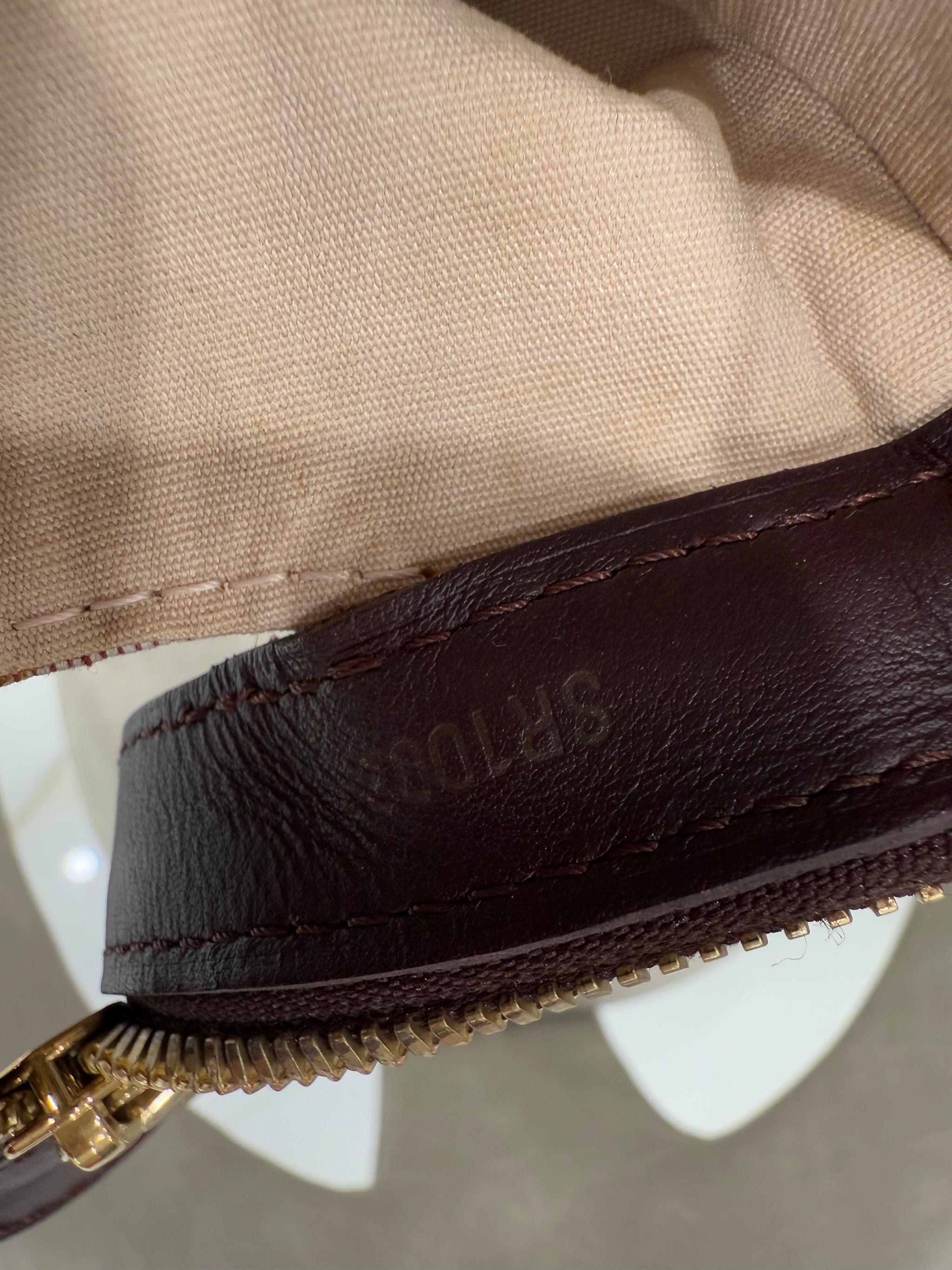 Louis Vuitton Burgundy Mini Lin Josephine PM